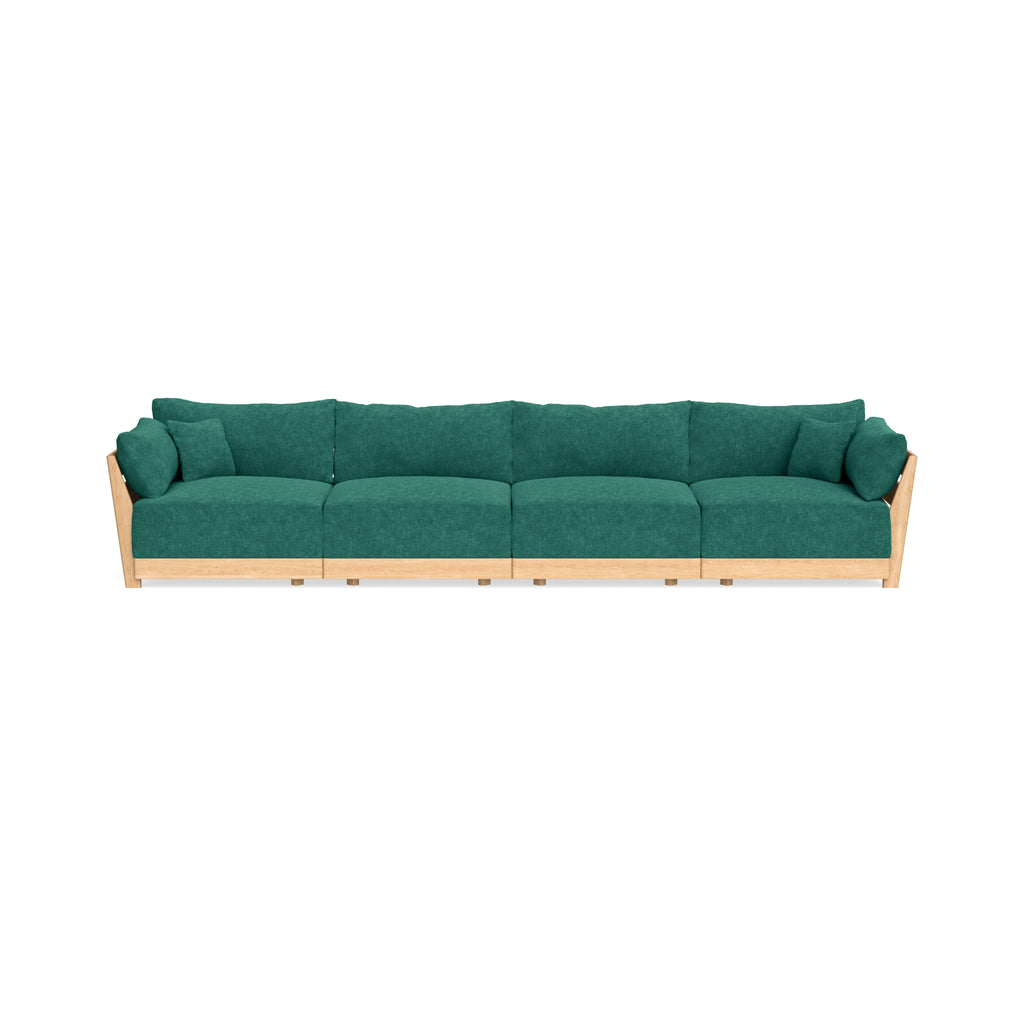 Slipcover Only - Modular Bondi 4-Seater Sofa in Jade Green