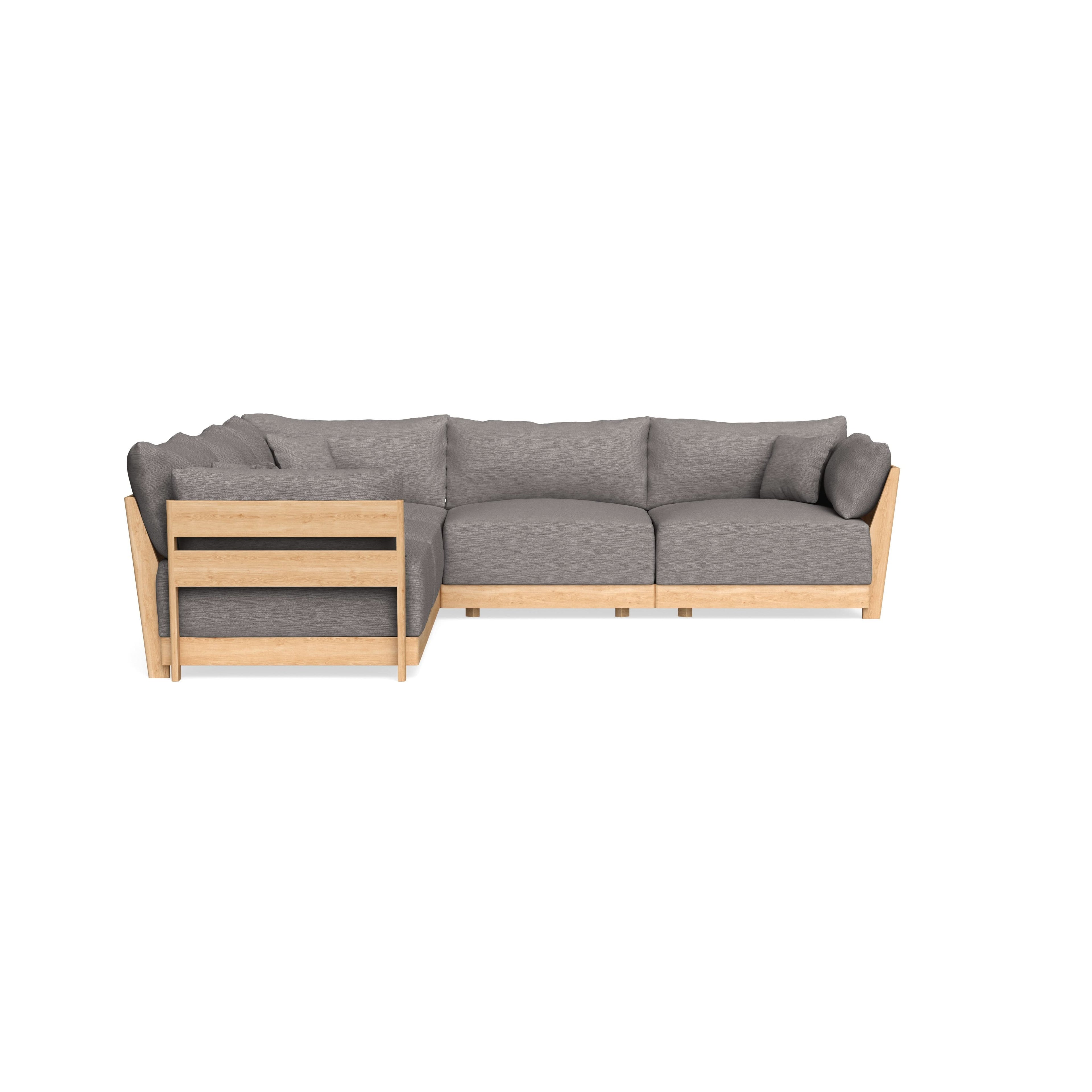 Slipcover Only - Modular Bondi 5-Seater Corner Sectional in Cement