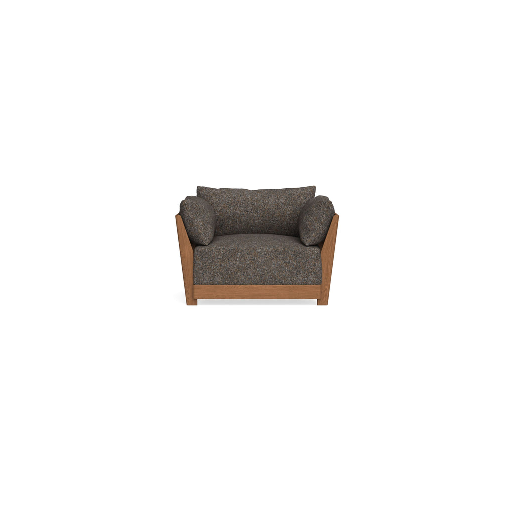 Modular Bondi Espresso Armchair in Eclipse | Memory Foam Blend