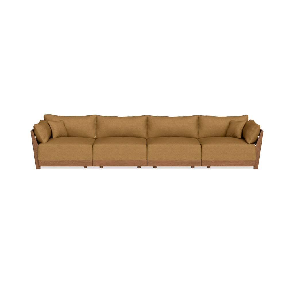Modular Bondi Espresso 4-Seater Sofa in Dijon | Classic Blend
