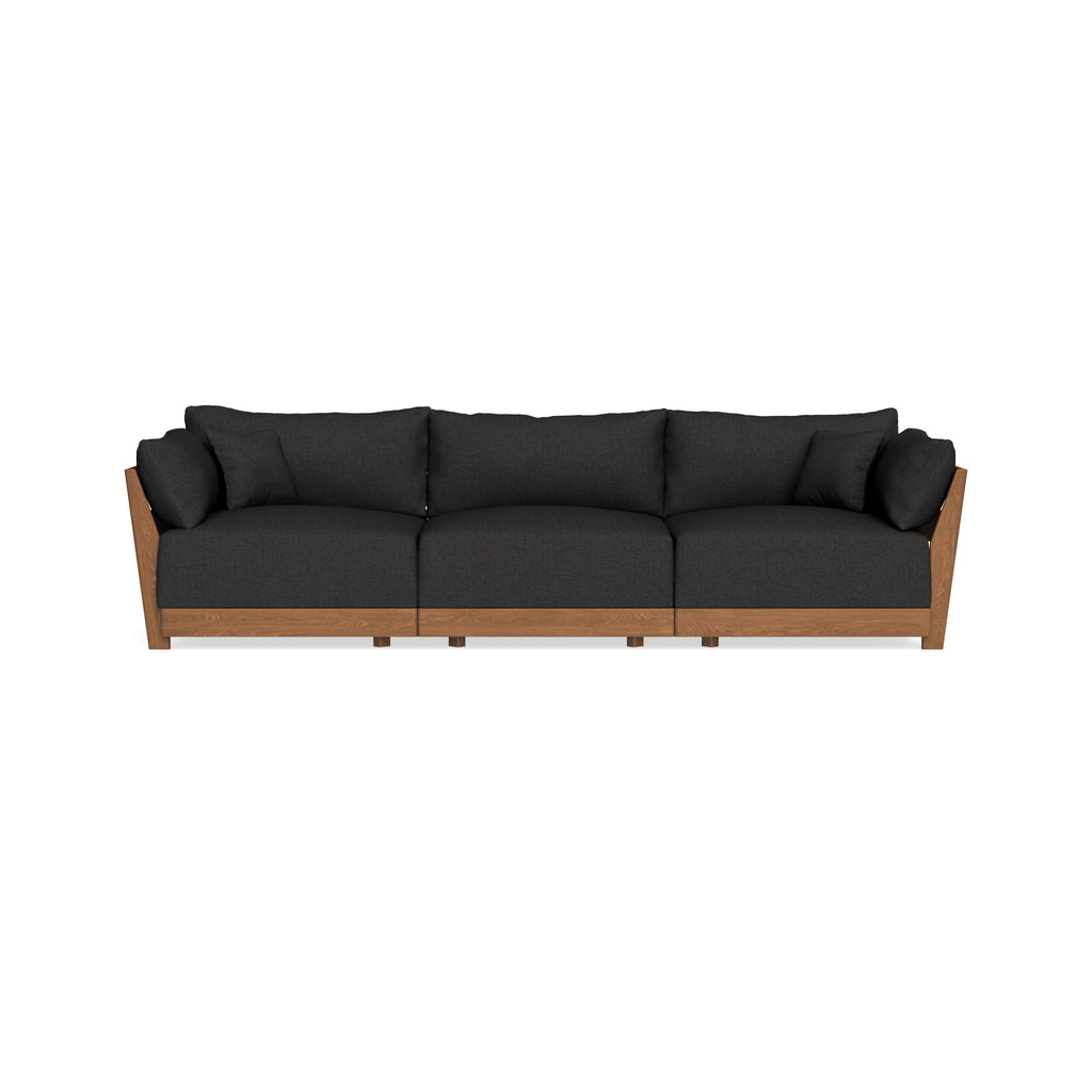 Modular Bondi Espresso 3-Seater Sofa in Peppercorn | Classic Blend