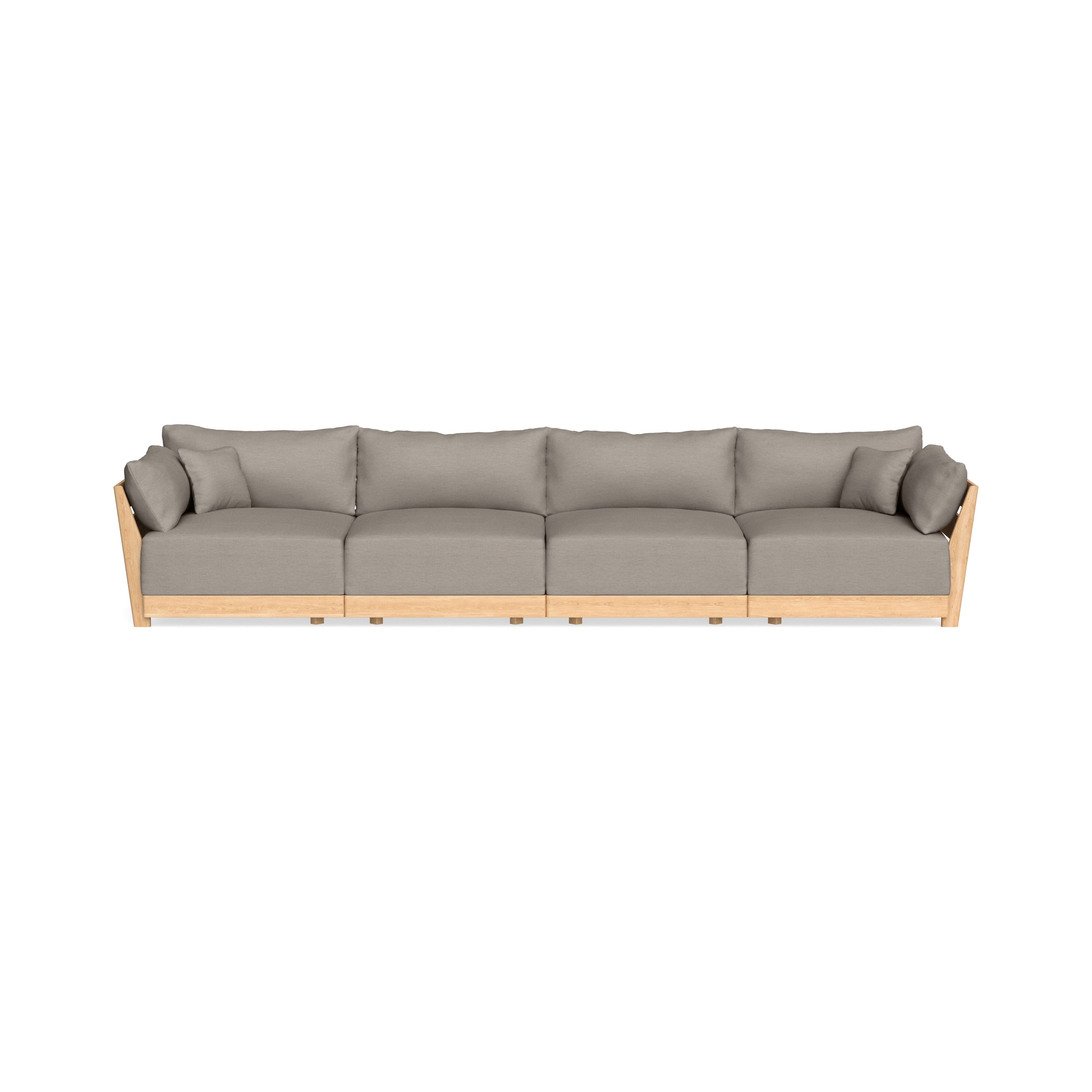 Slipcover Only - Modular Bondi 4-Seater Sofa in Cinder Gray