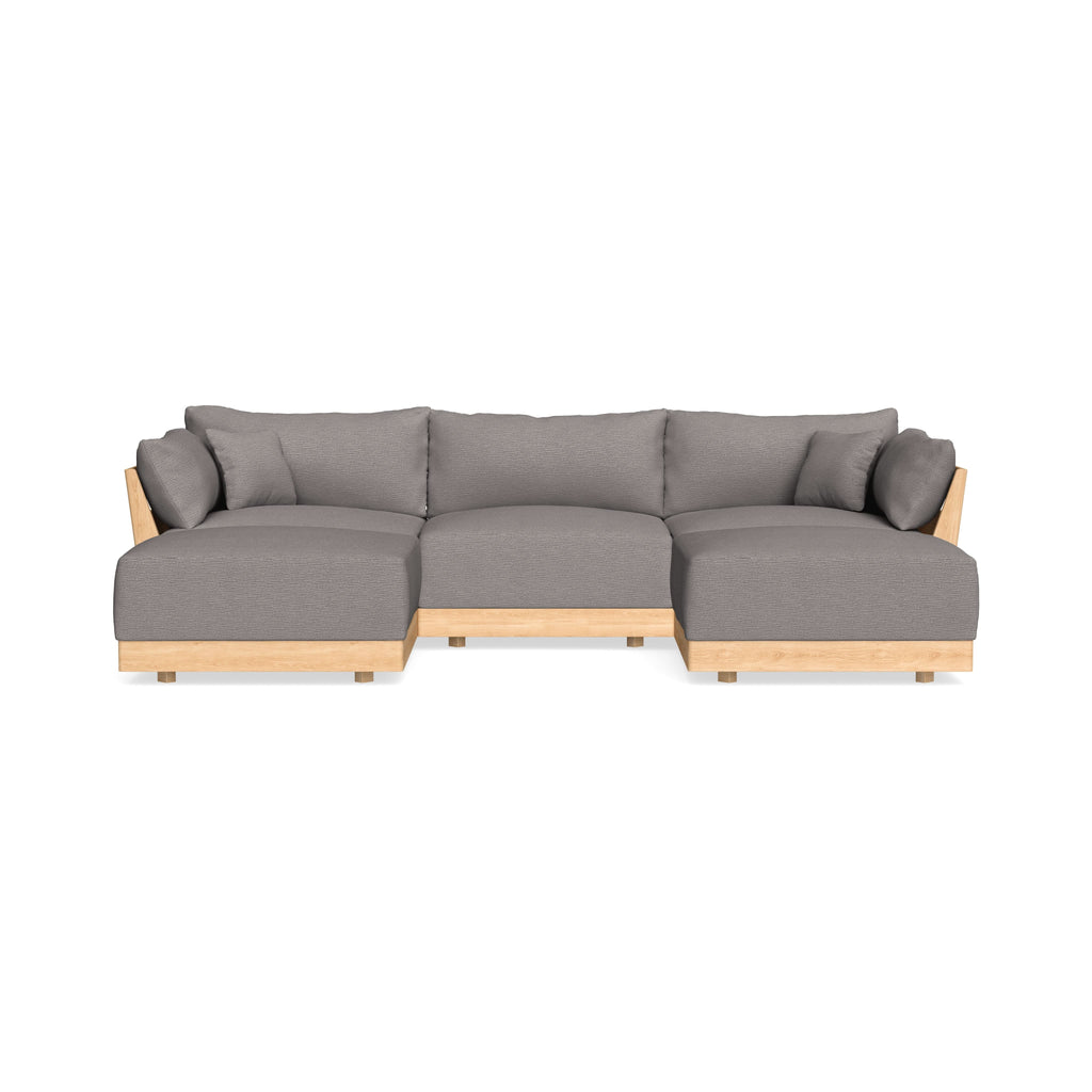 Slipcover Only - Modular Bondi 3-Seater U-Sectional in Cement