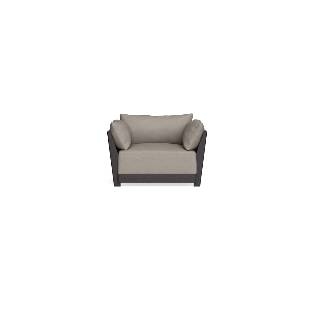 Modular Bondi Black Armchair in Cinder Gray | Classic Blend