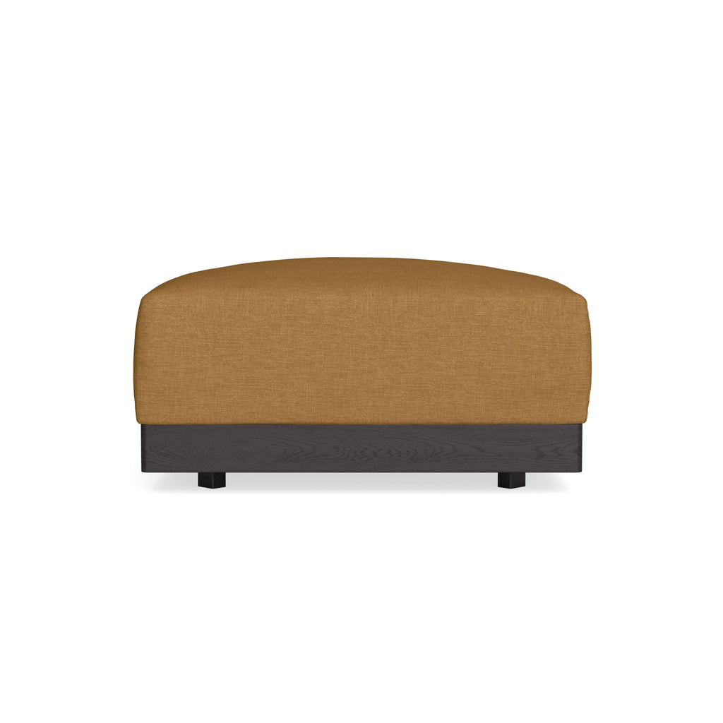 Modular Bondi Black Ottoman in Dijon | Classic Blend
