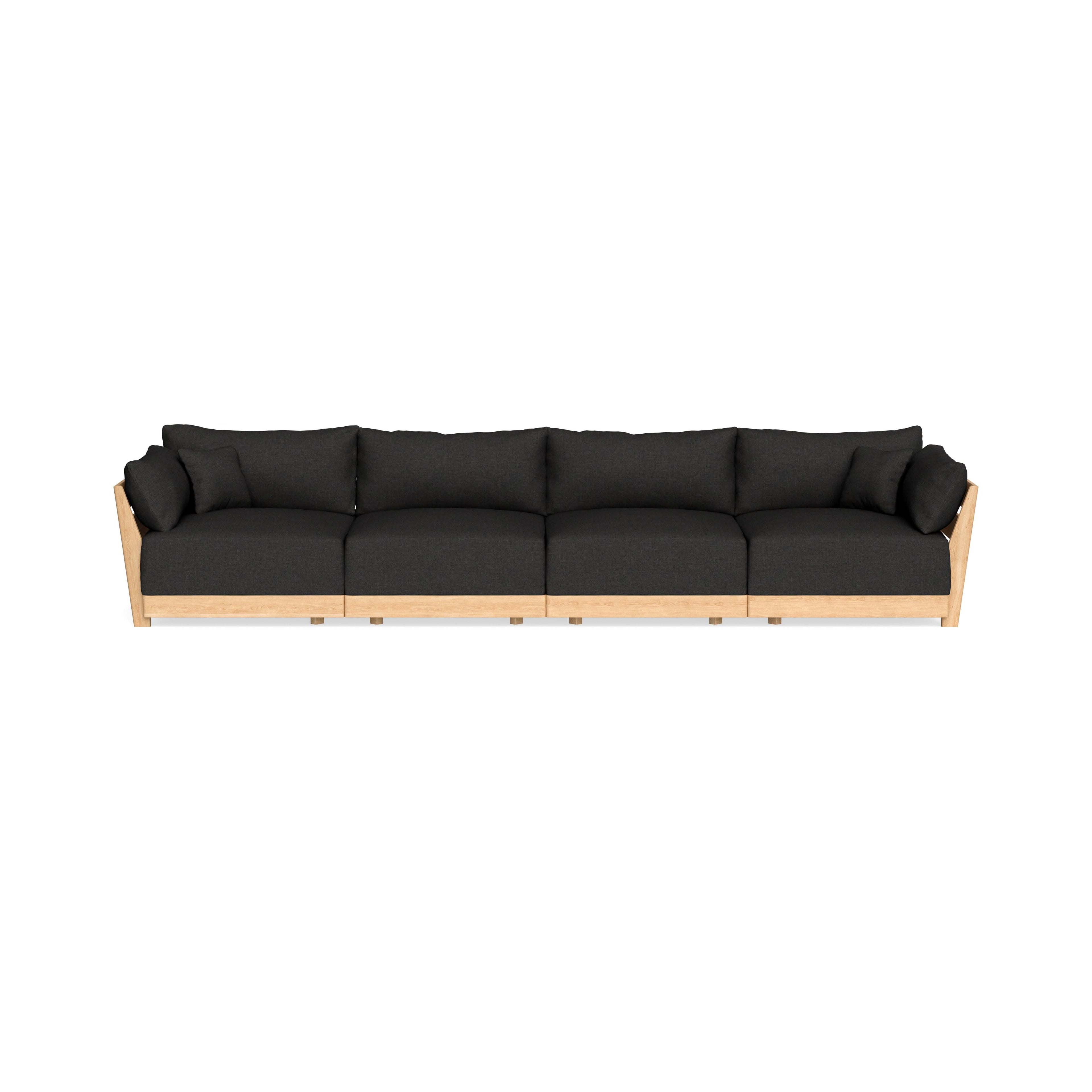 Slipcover Only - Modular Bondi 4-Seater Sofa in Peppercorn