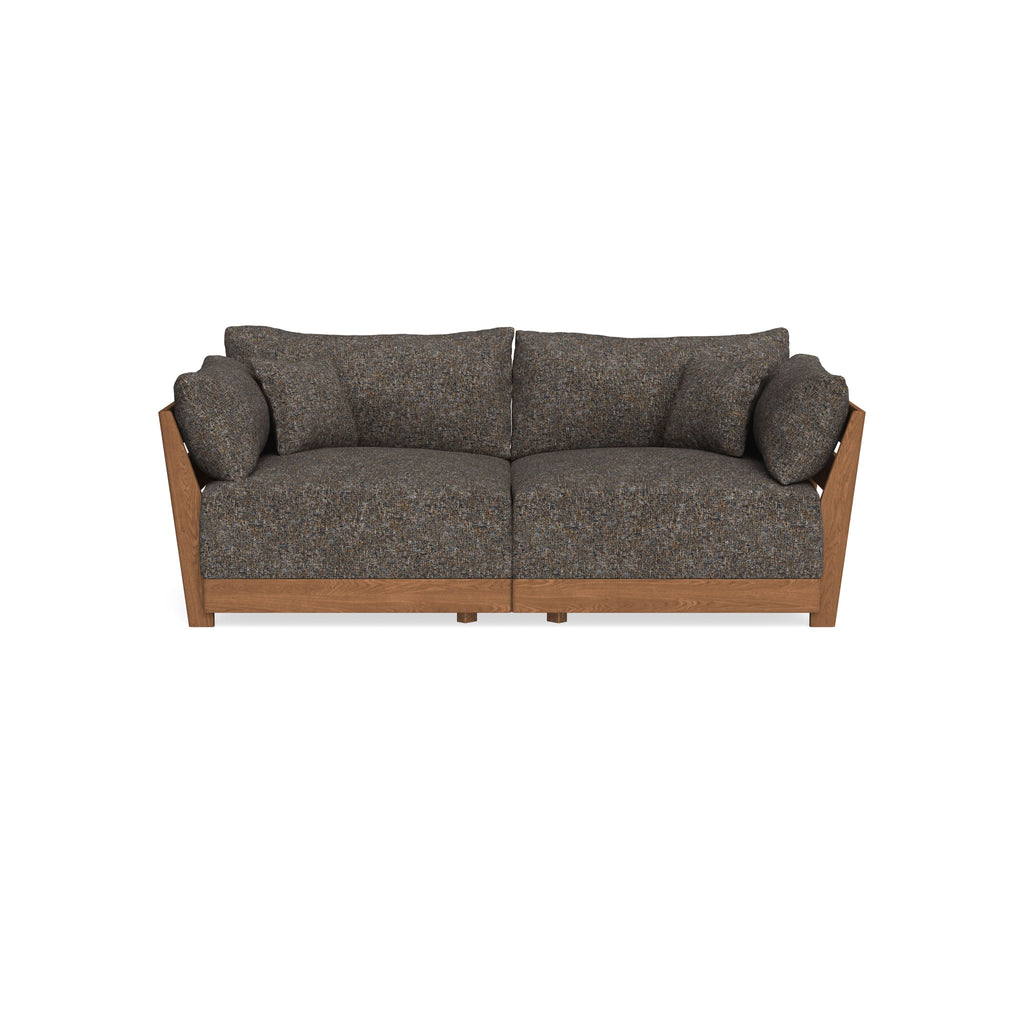 Modular Bondi Espresso 2-Seater Sofa in Eclipse | Memory Foam Blend