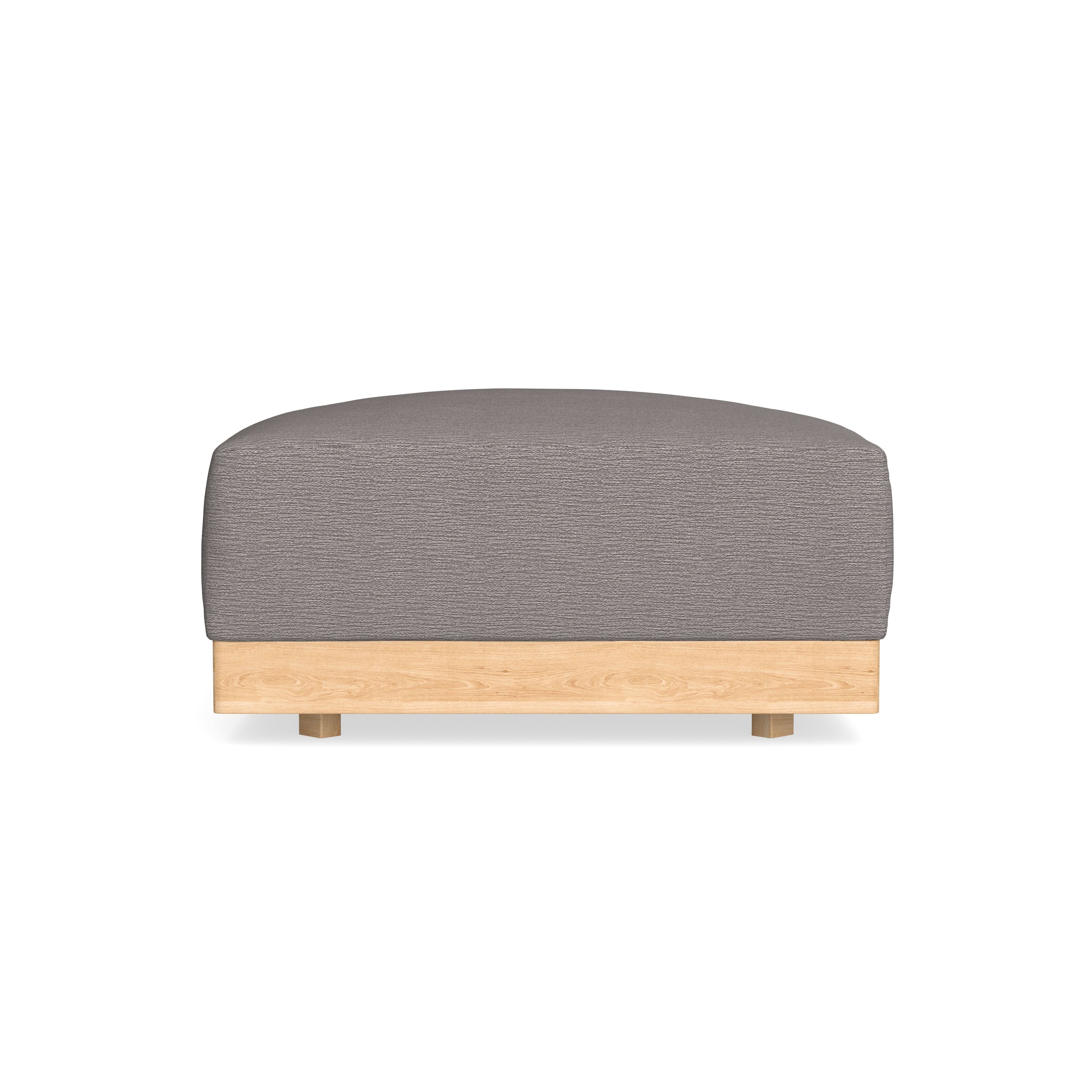 Modular Bondi Latte Ottoman in Cement | Classic Blend