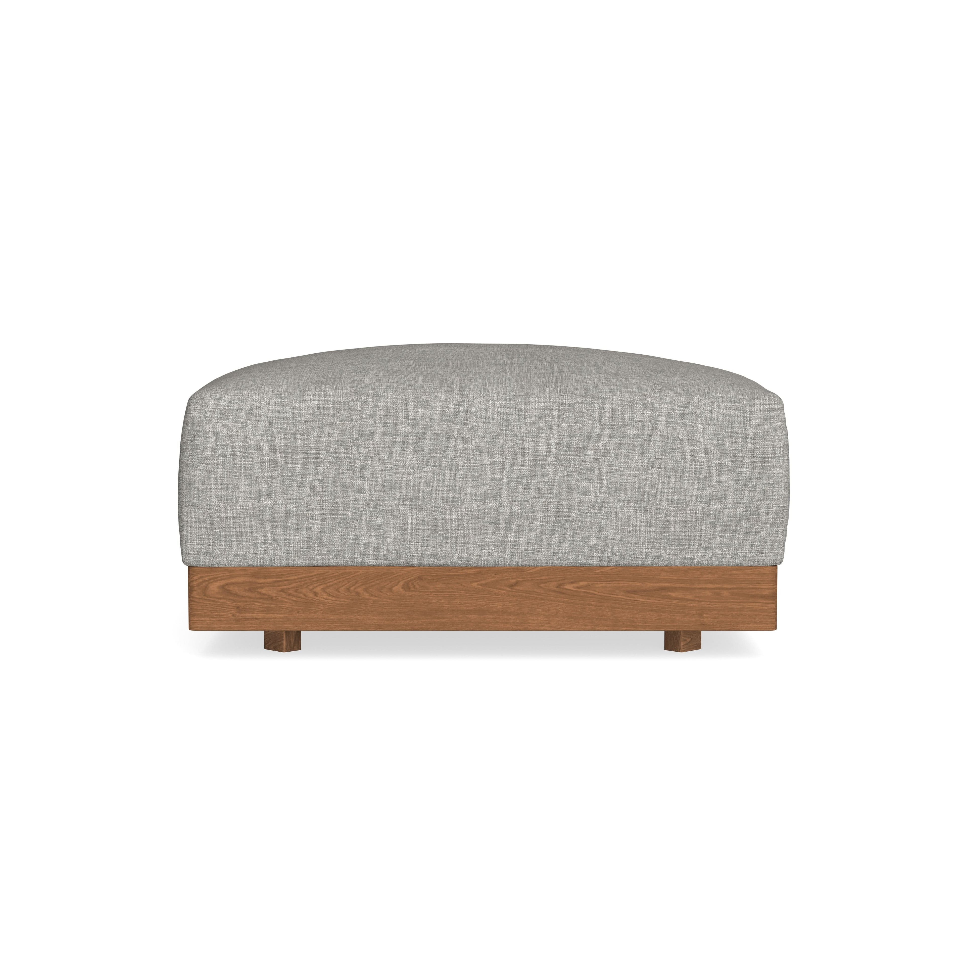 Modular Bondi Espresso Ottoman in Fog | Classic Blend