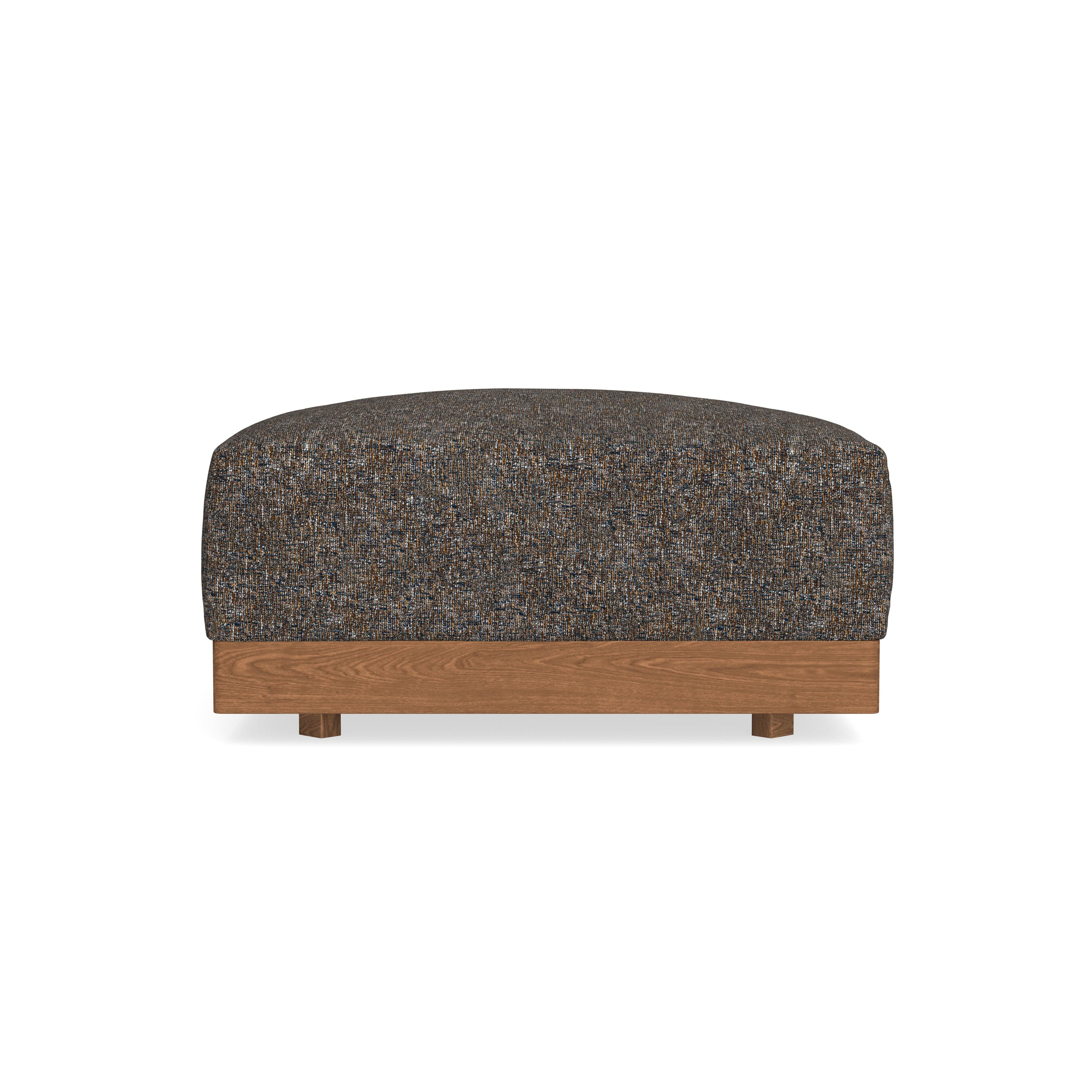 Modular Bondi Espresso Ottoman in Eclipse | Classic Blend