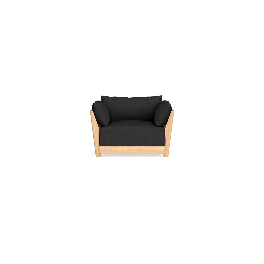 Modular Bondi Latte Armchair in Peppercorn | Classic Blend