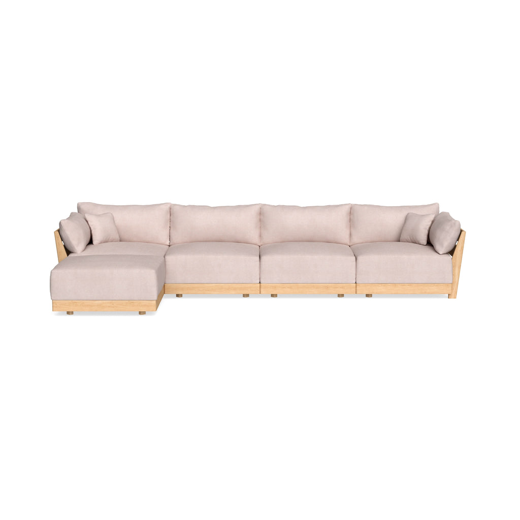 Slipcover Only - Modular Bondi 4-Seater Sectional in Blush