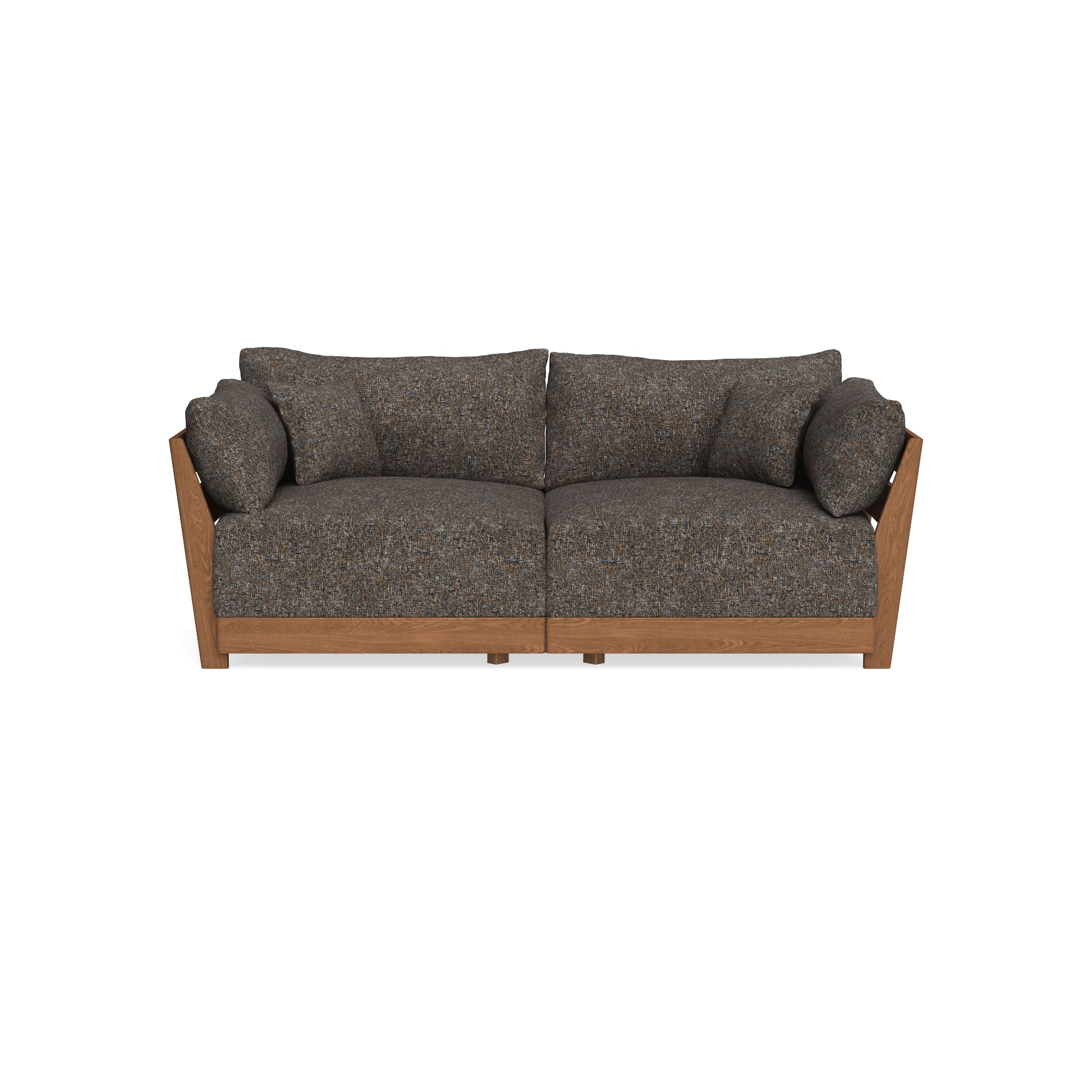 Modular Bondi Espresso 2-Seater Sofa in Eclipse | Classic Blend