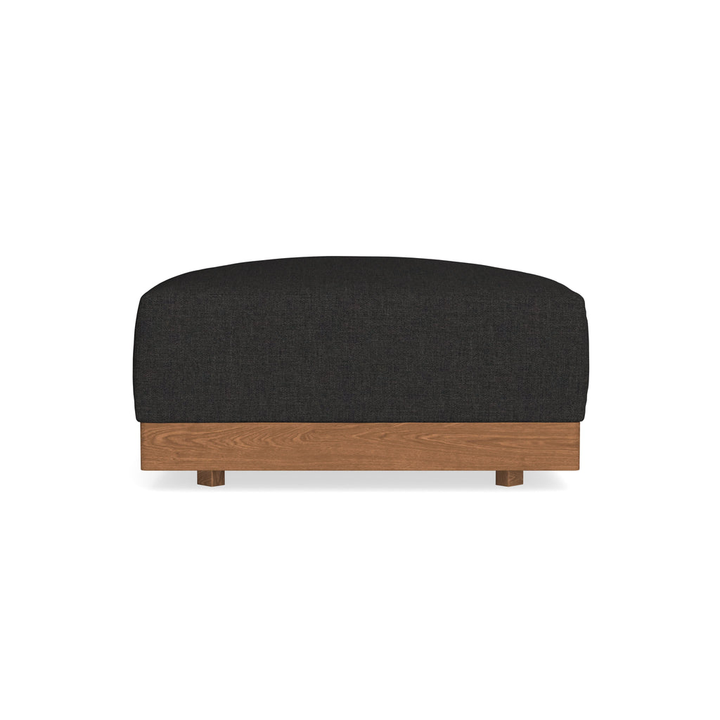 Modular Bondi Espresso Ottoman in Peppercorn | Classic Blend