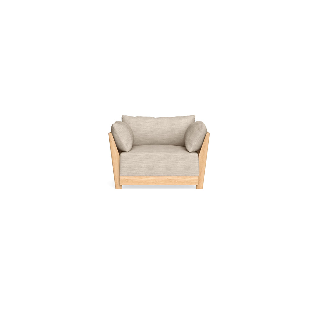 Modular Bondi Latte Armchair in Wheat | Memory Foam Blend