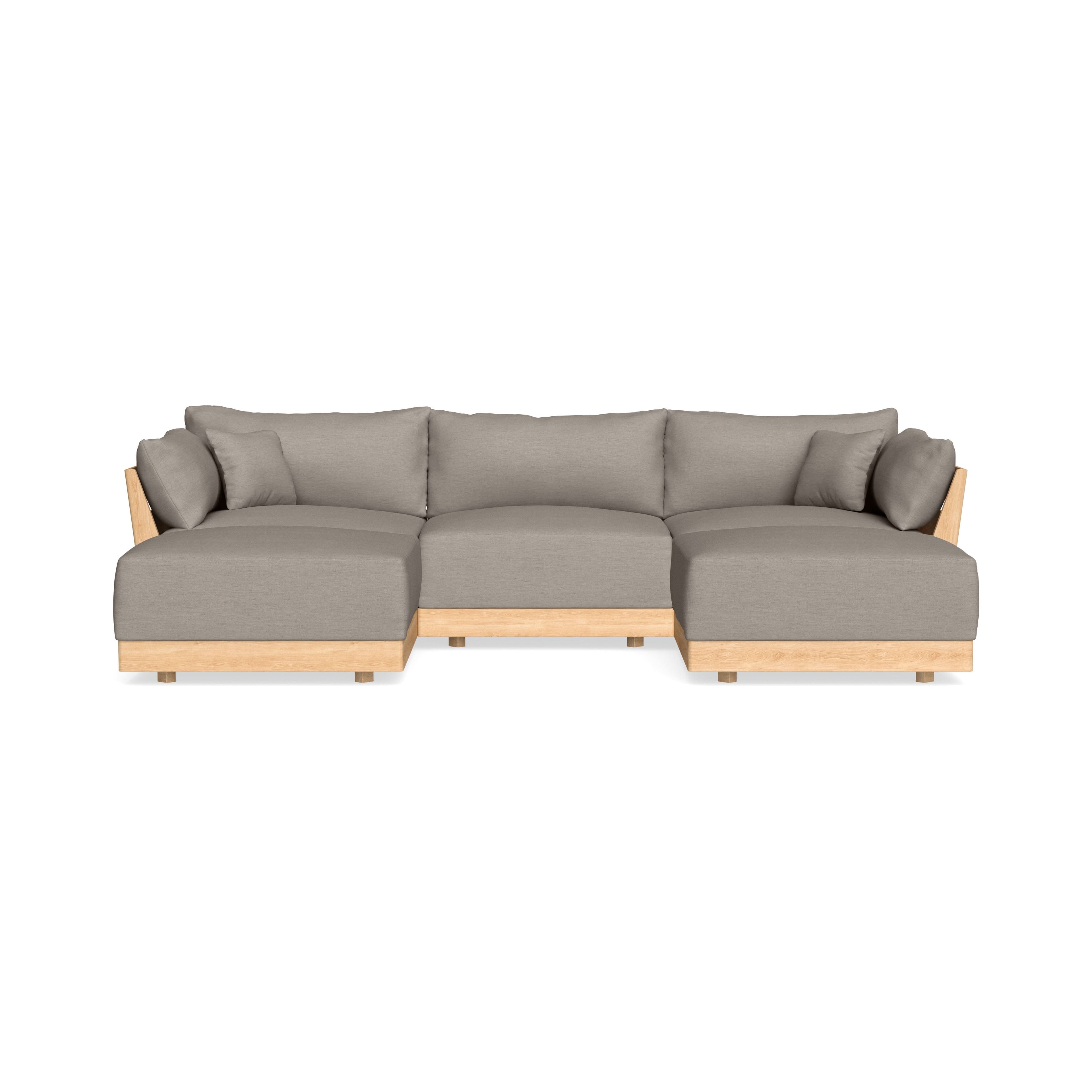 Slipcover Only - Modular Bondi 3-Seater U-Sectional in Cinder Gray