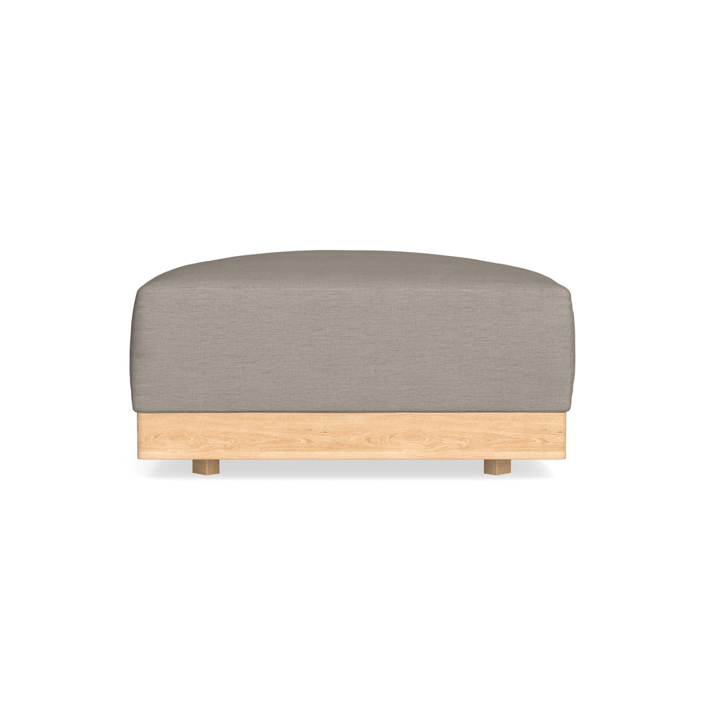 Slipcover Only - Modular Bondi Ottoman in Cinder Gray