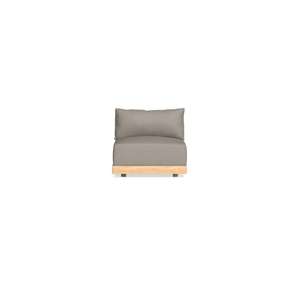Slipcover Only - Modular Bondi Armless Chair in Cinder Gray