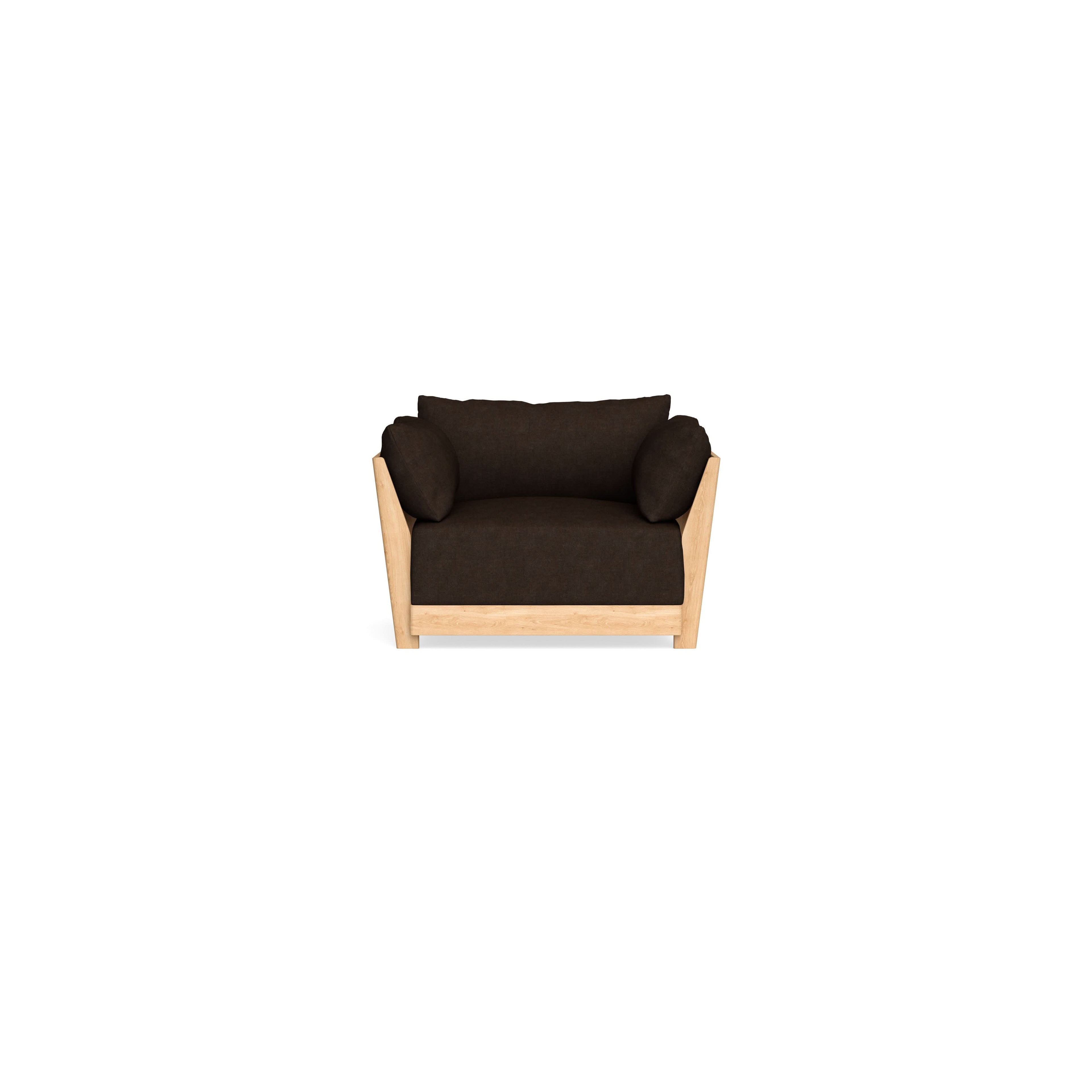 Modular Bondi Latte Armchair in Espresso | Classic Blend