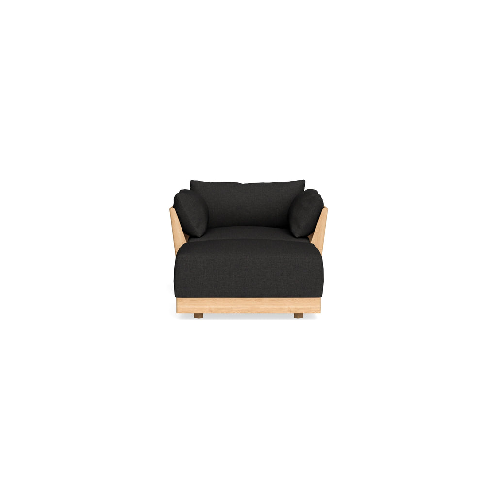 Slipcover Only - Modular Bondi Armchair + Ottoman in Peppercorn
