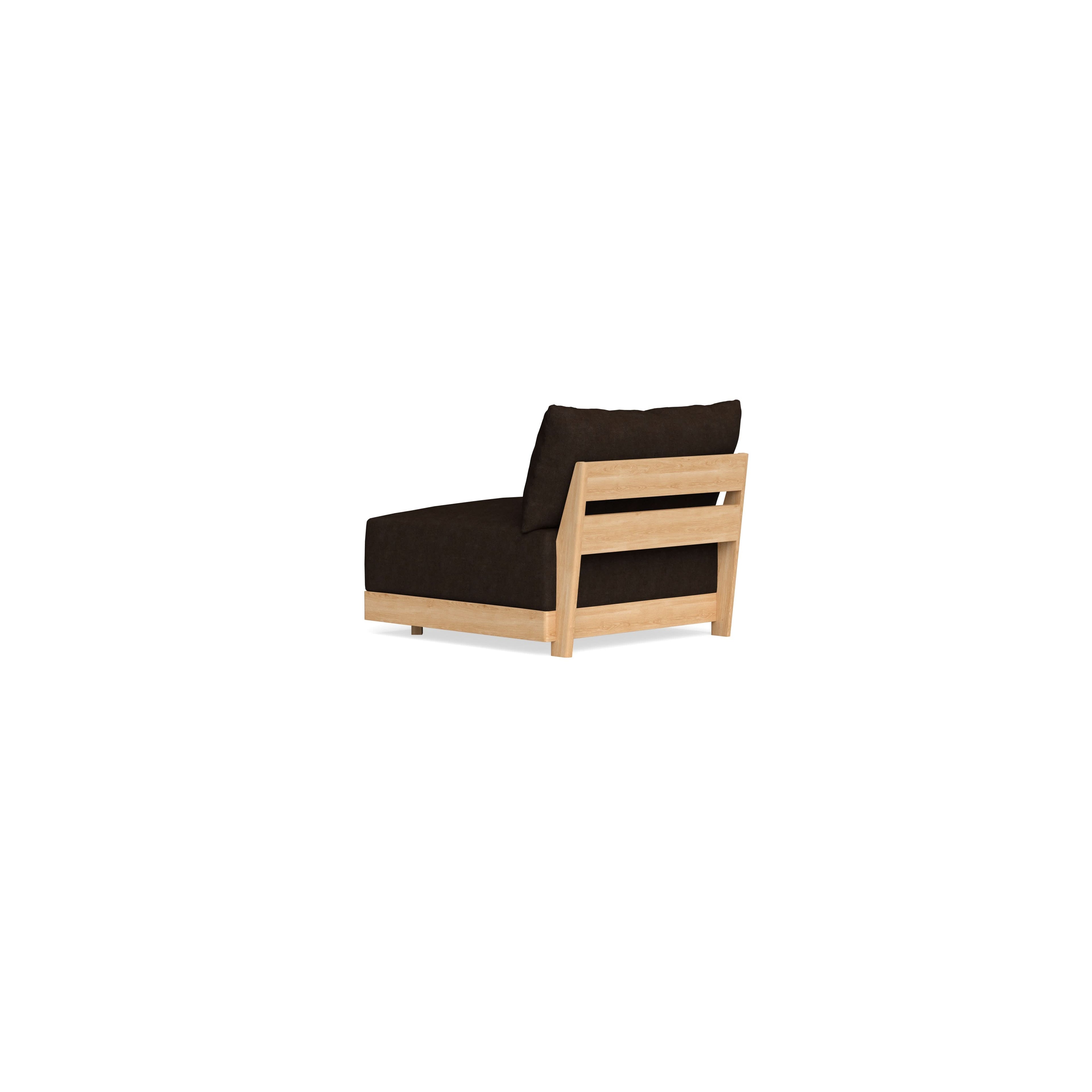 Slipcover Only - Modular Bondi Armless Chair in Espresso