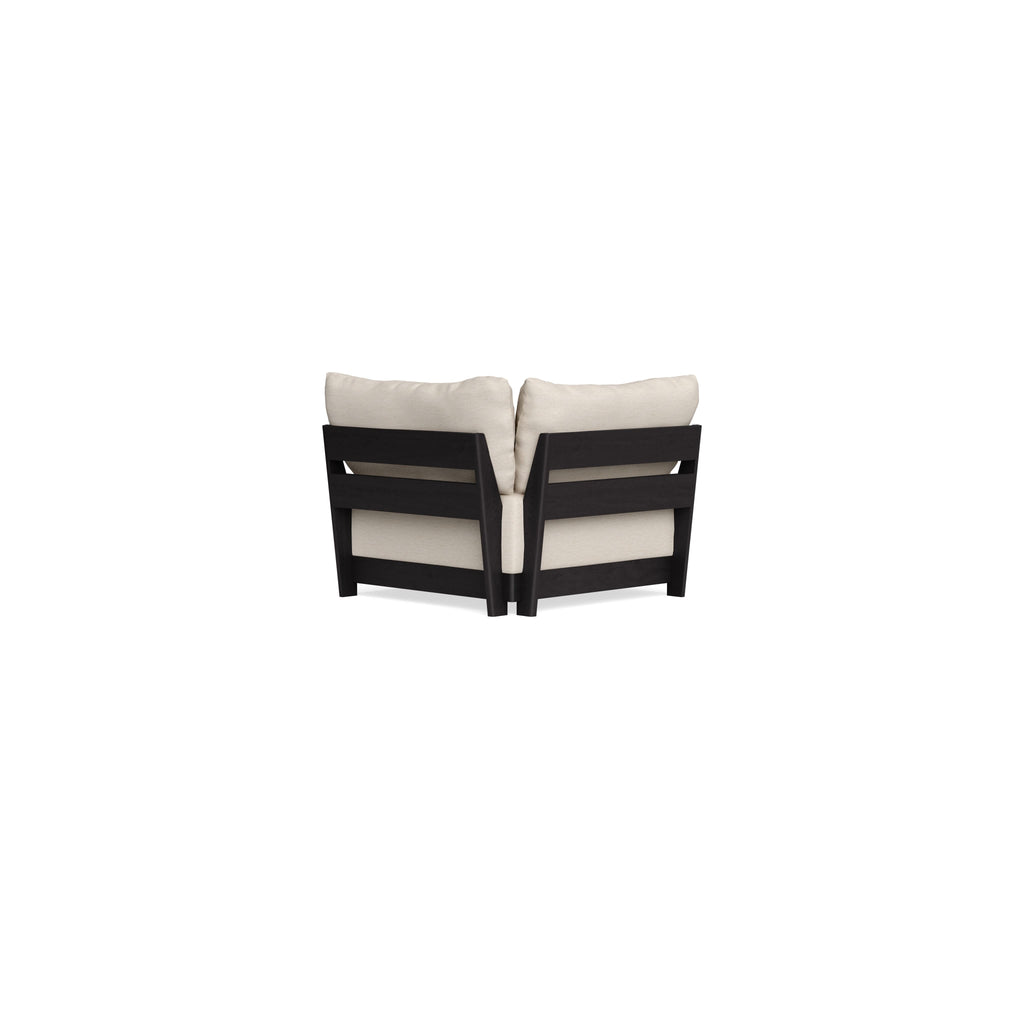 Modular Bondi Black Corner Chair in Seashell | Classic Blend