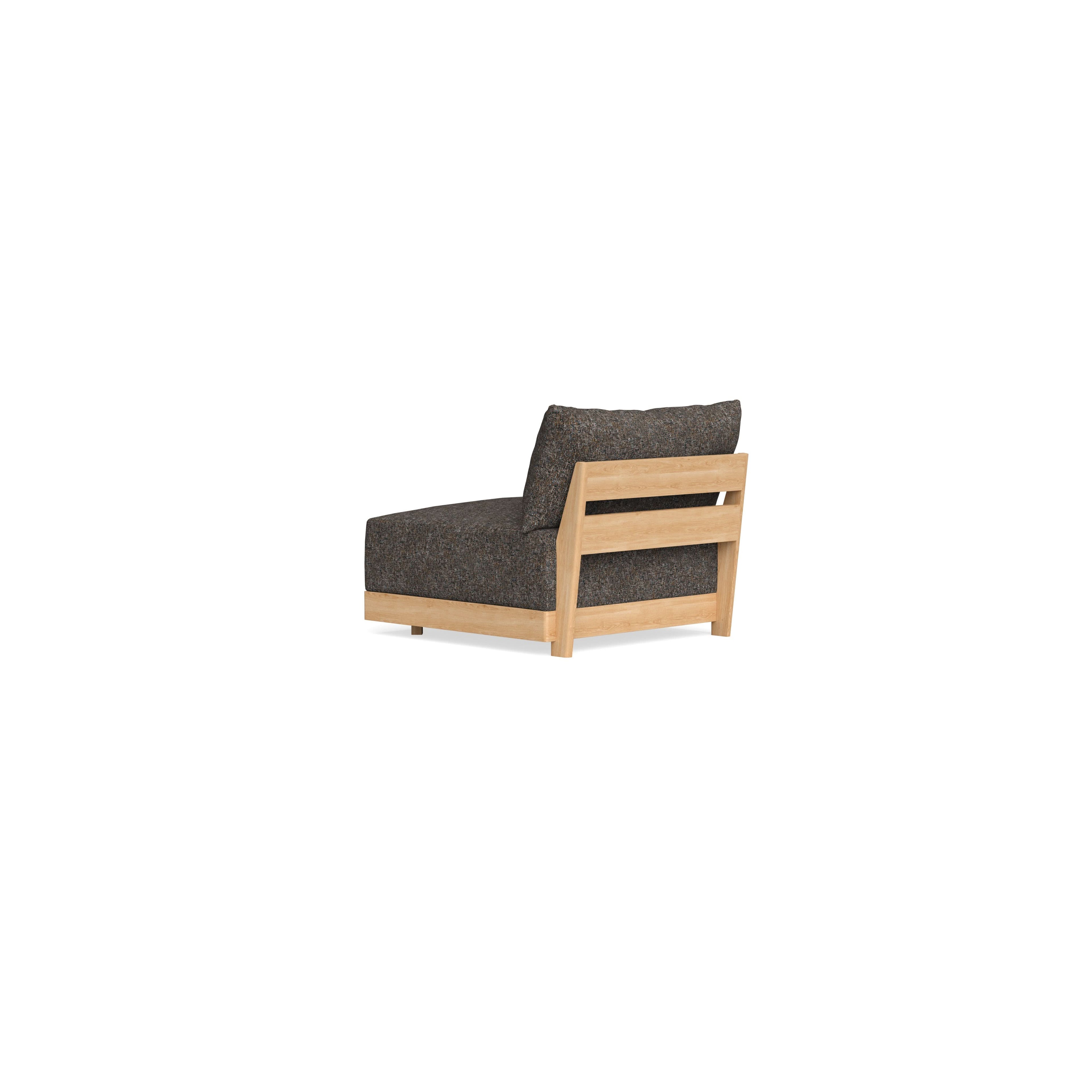 Slipcover Only - Modular Bondi Armless Chair in Eclipse