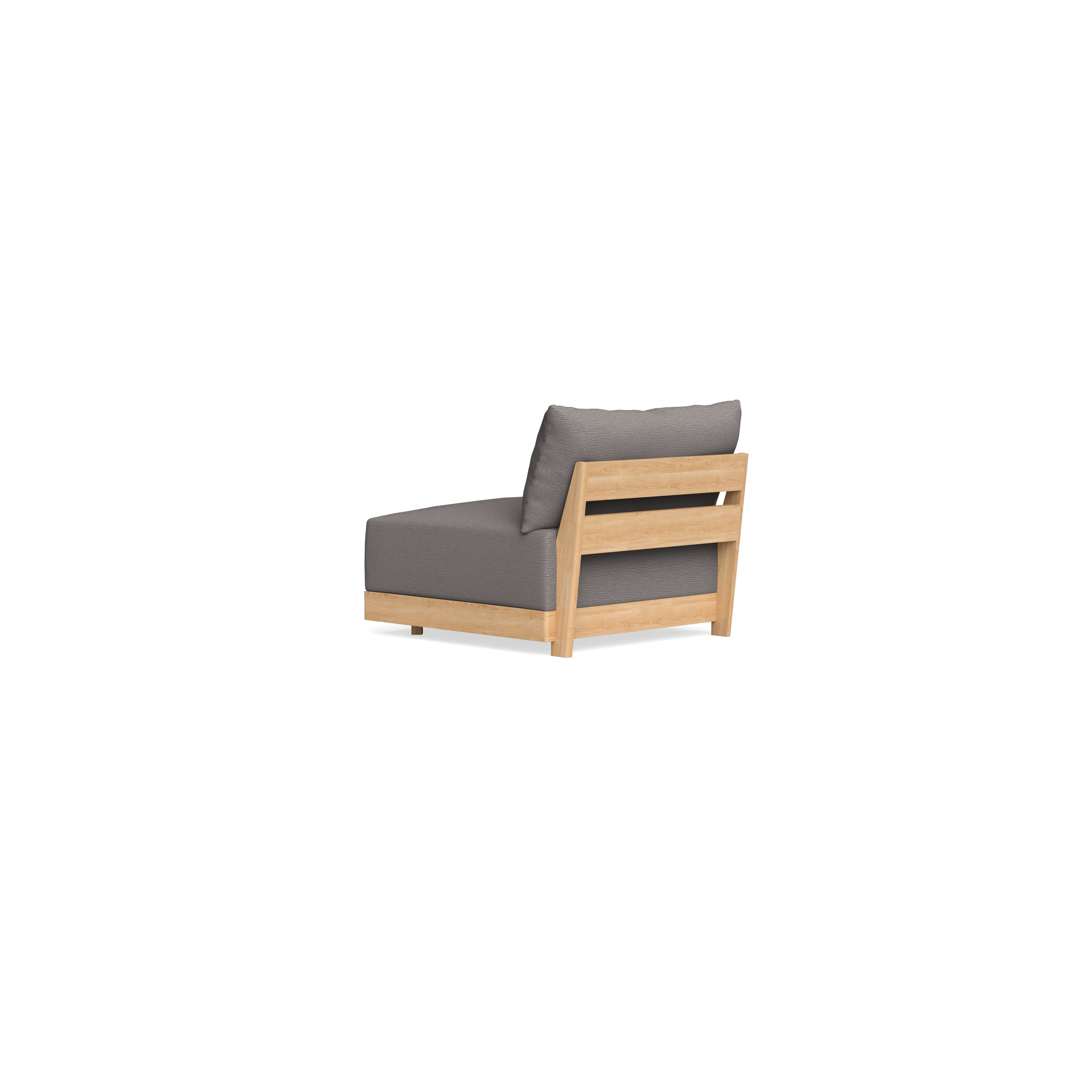 Slipcover Only - Modular Bondi Armless Chair in Cement