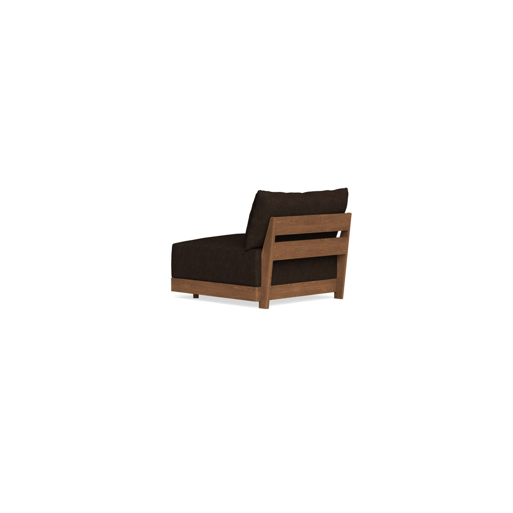 Modular Bondi Espresso Armless Chair in Espresso | Classic Blend