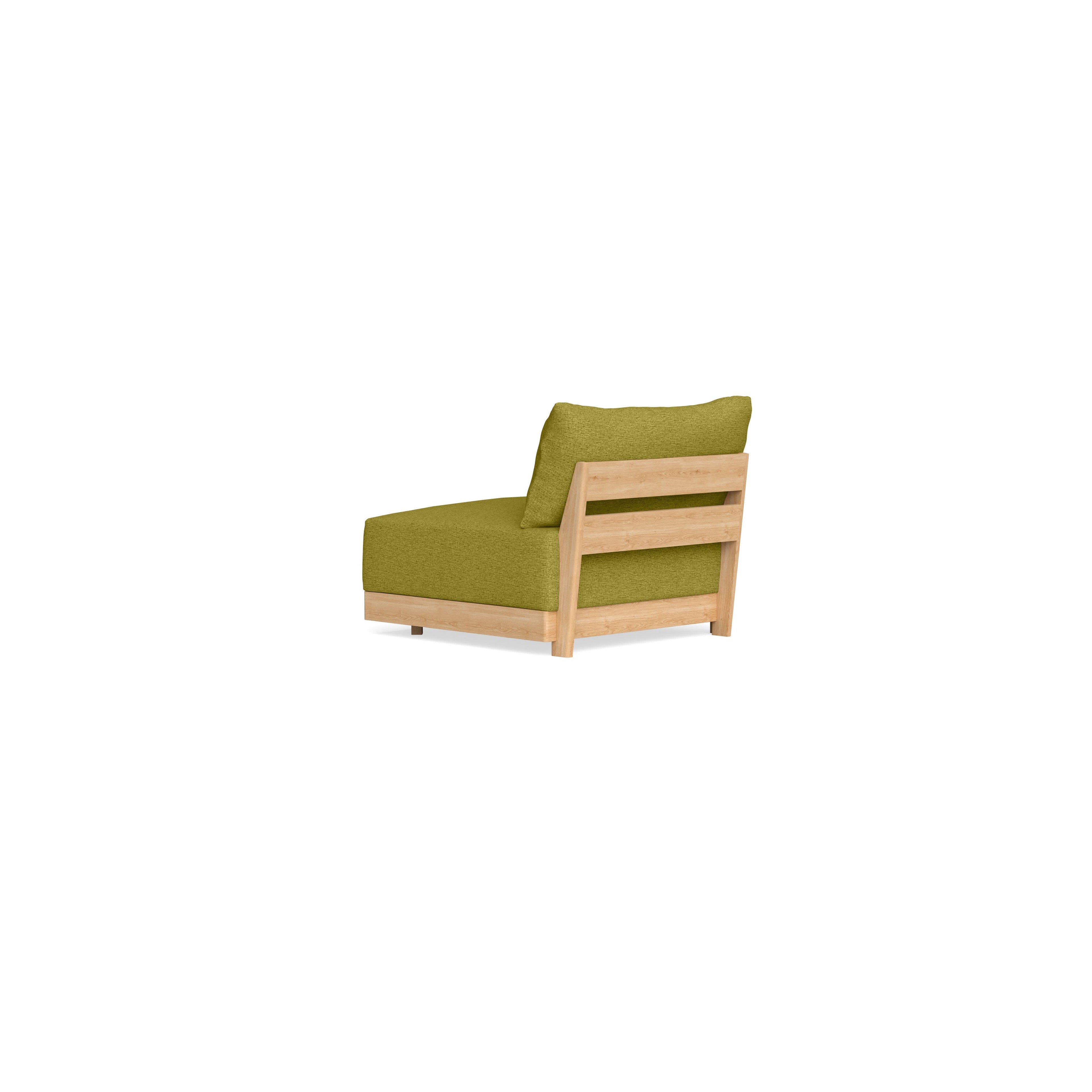 Modular Bondi Latte End Chair in Avocado | Classic Blend