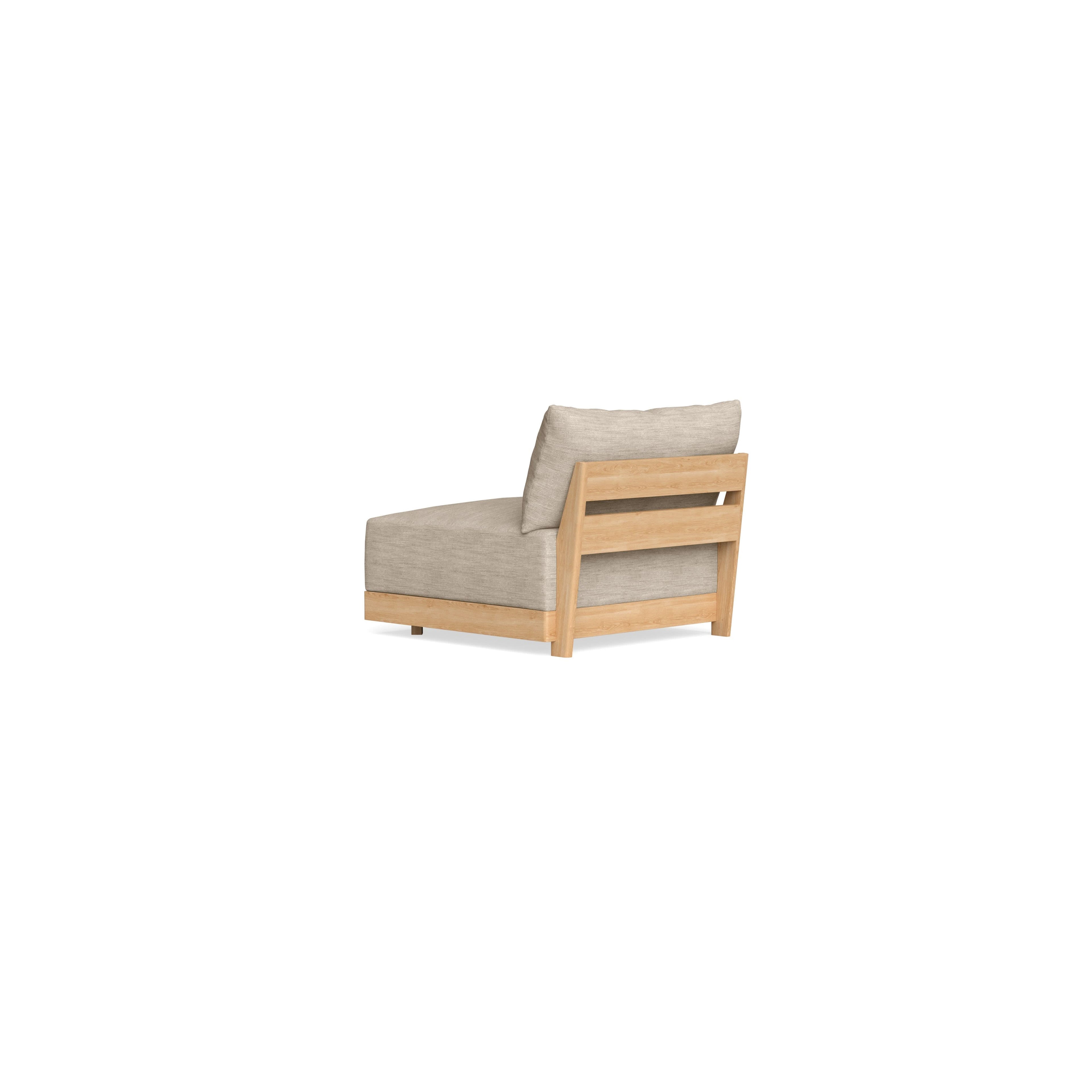 Modular Bondi Latte Armless Chair in Wheat | Classic Blend