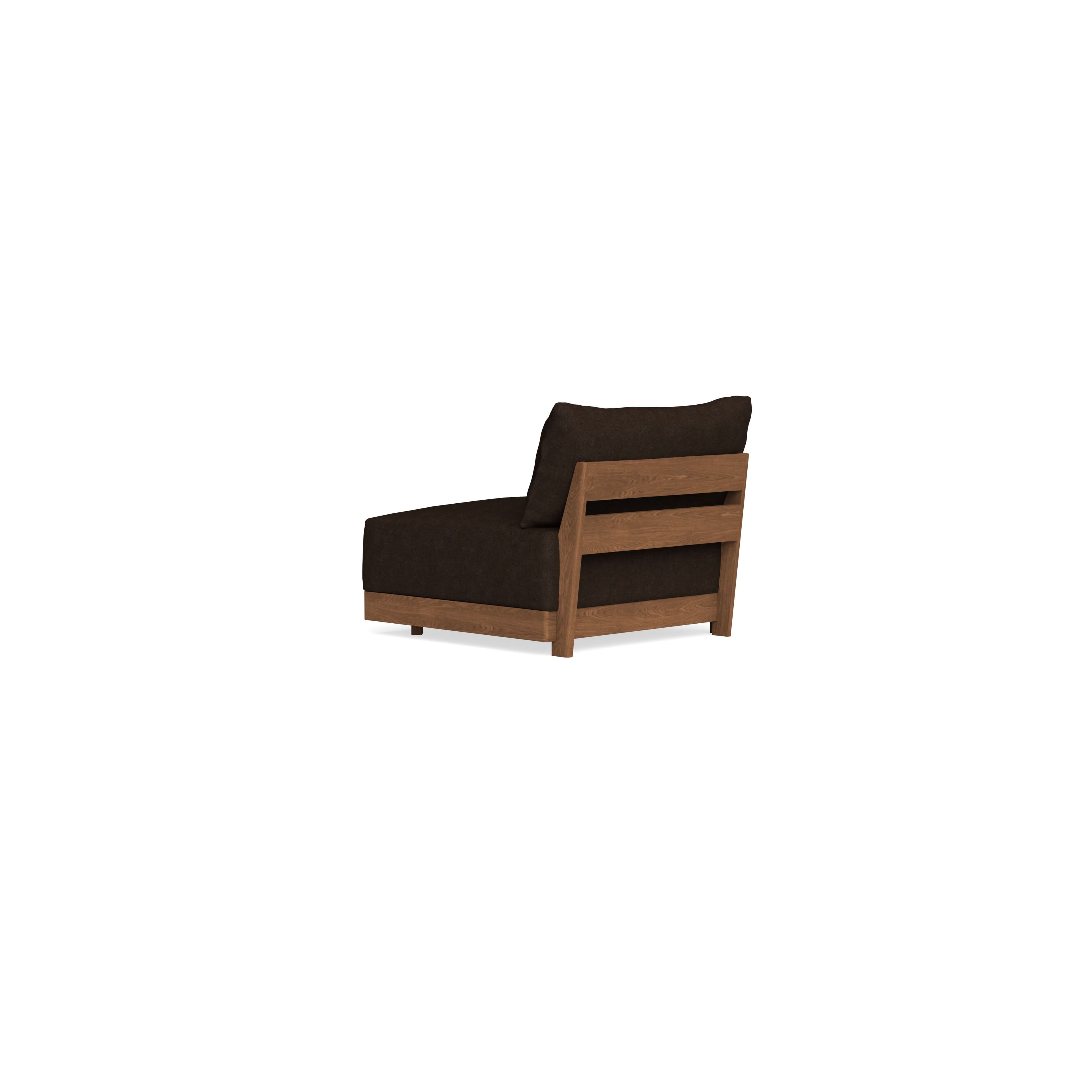 Modular Bondi Espresso End Chair in Espresso | Classic Blend