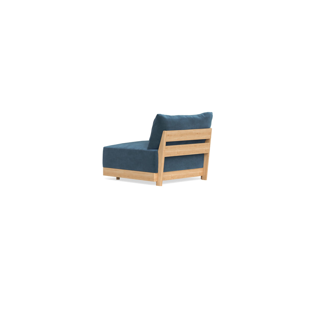 Slipcover Only - Modular Bondi End Chair in Oxford Blue