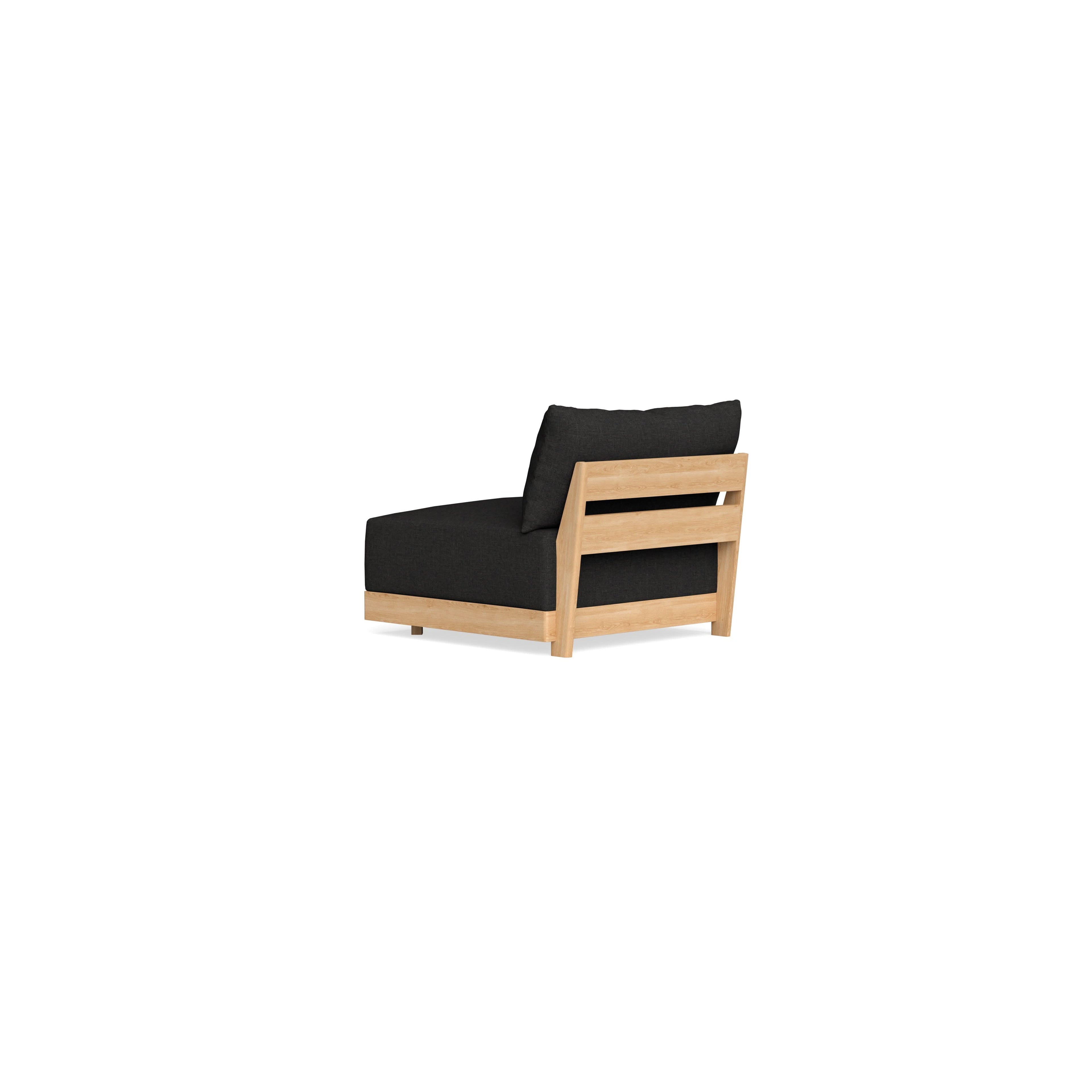 Slipcover Only - Modular Bondi Armless Chair in Peppercorn