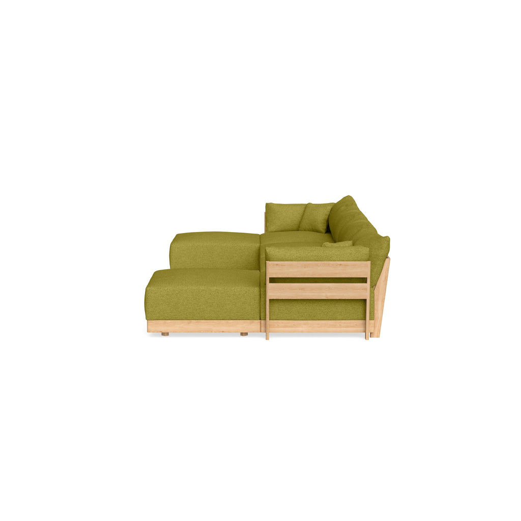 Slipcover Only - Modular Bondi 4-Seater U-Sectional in Avocado