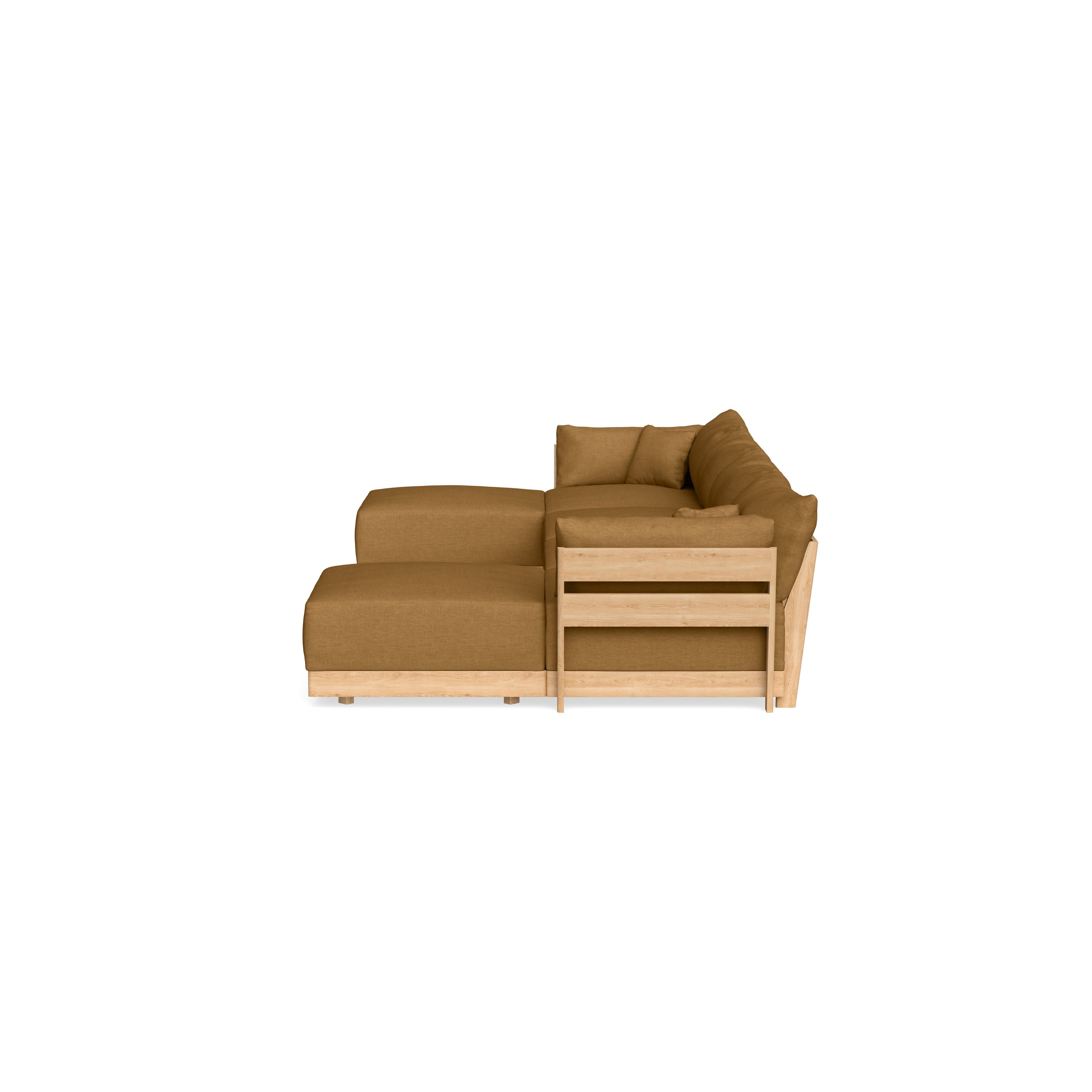 Slipcover Only - Modular Bondi 4-Seater U-Sectional in Dijon