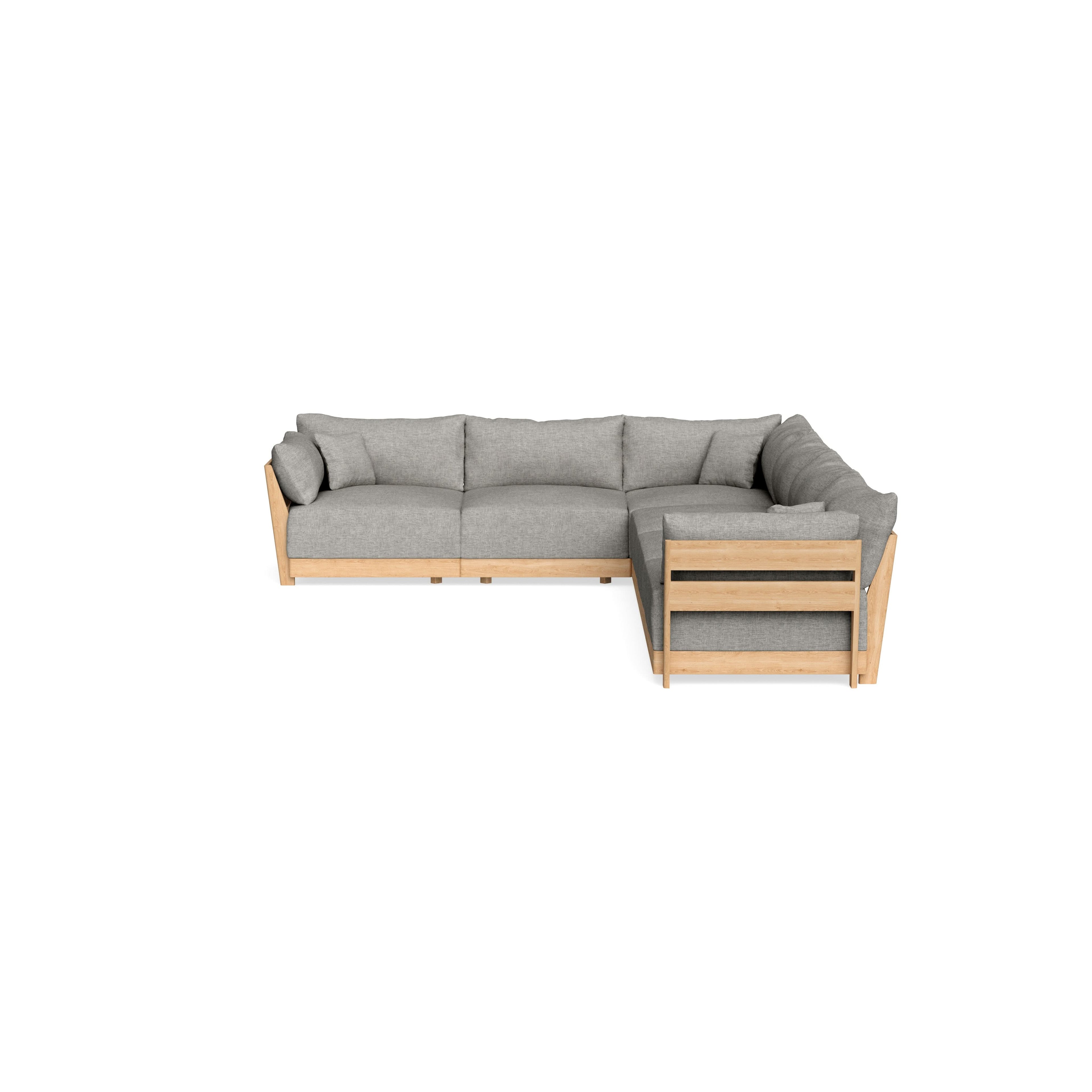 Slipcover Only - Modular Bondi 6-Seater Corner Sectional in Fog