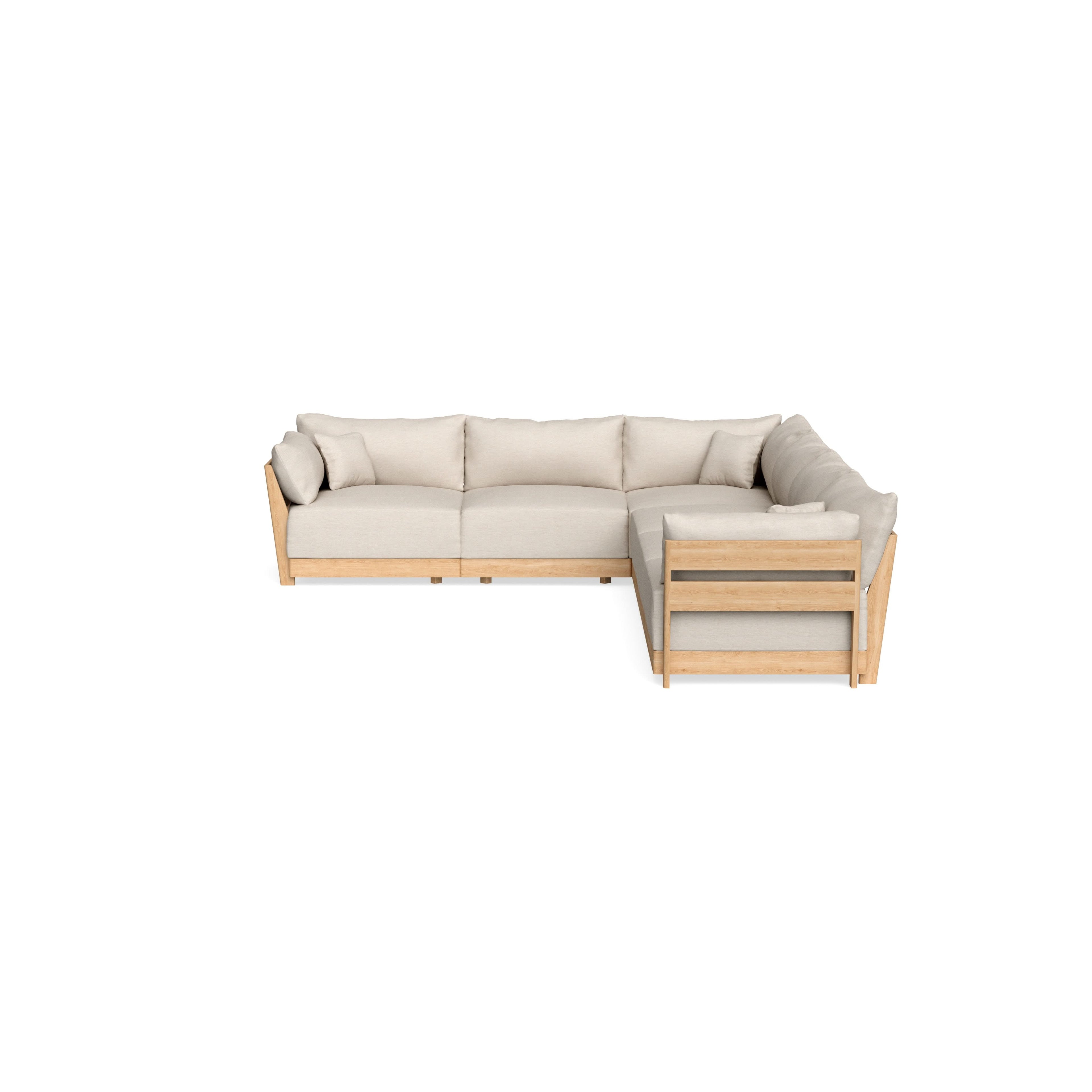 Slipcover Only - Modular Bondi 6-Seater Corner Sectional in Seashell
