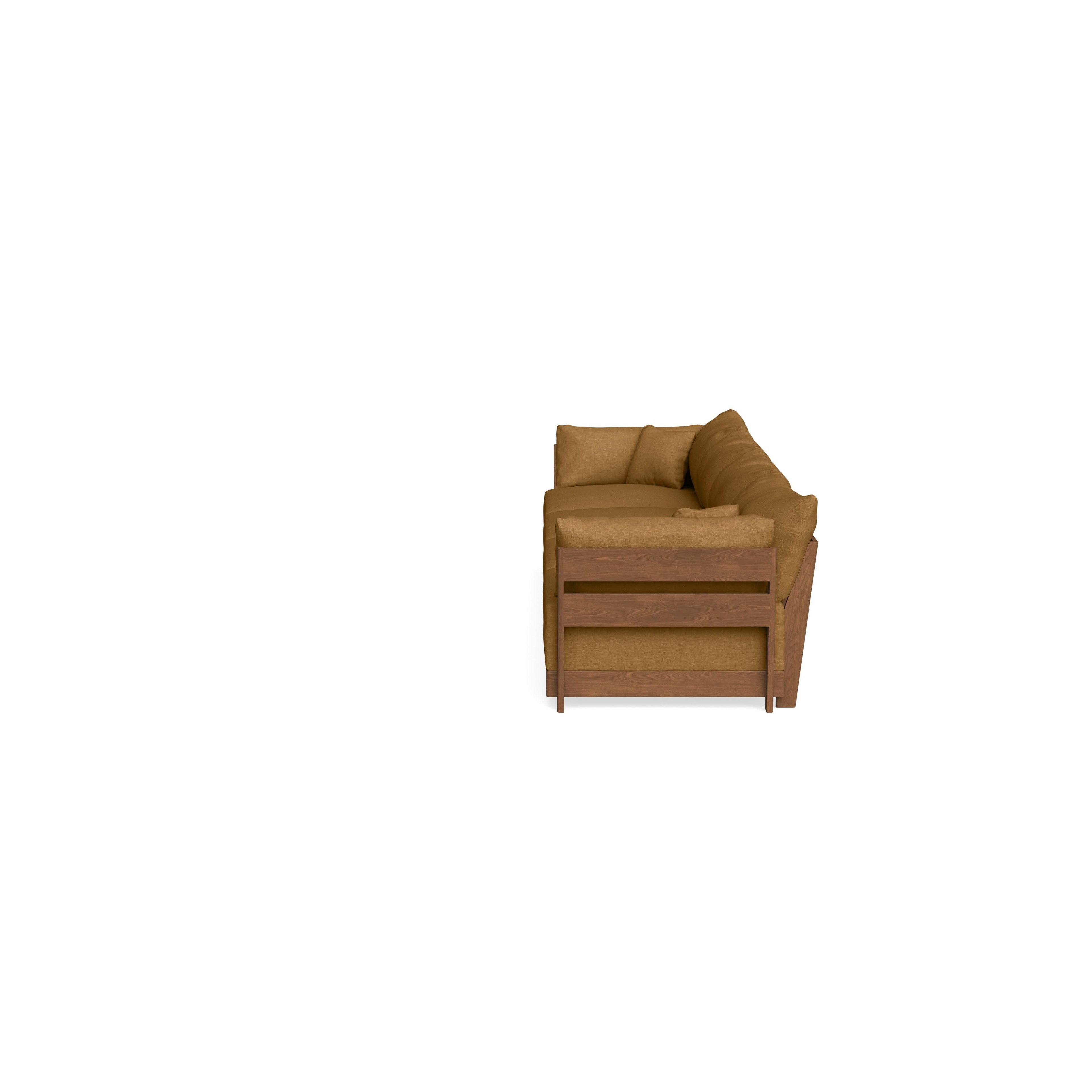 Modular Bondi Espresso 4-Seater Sofa in Dijon | Classic Blend