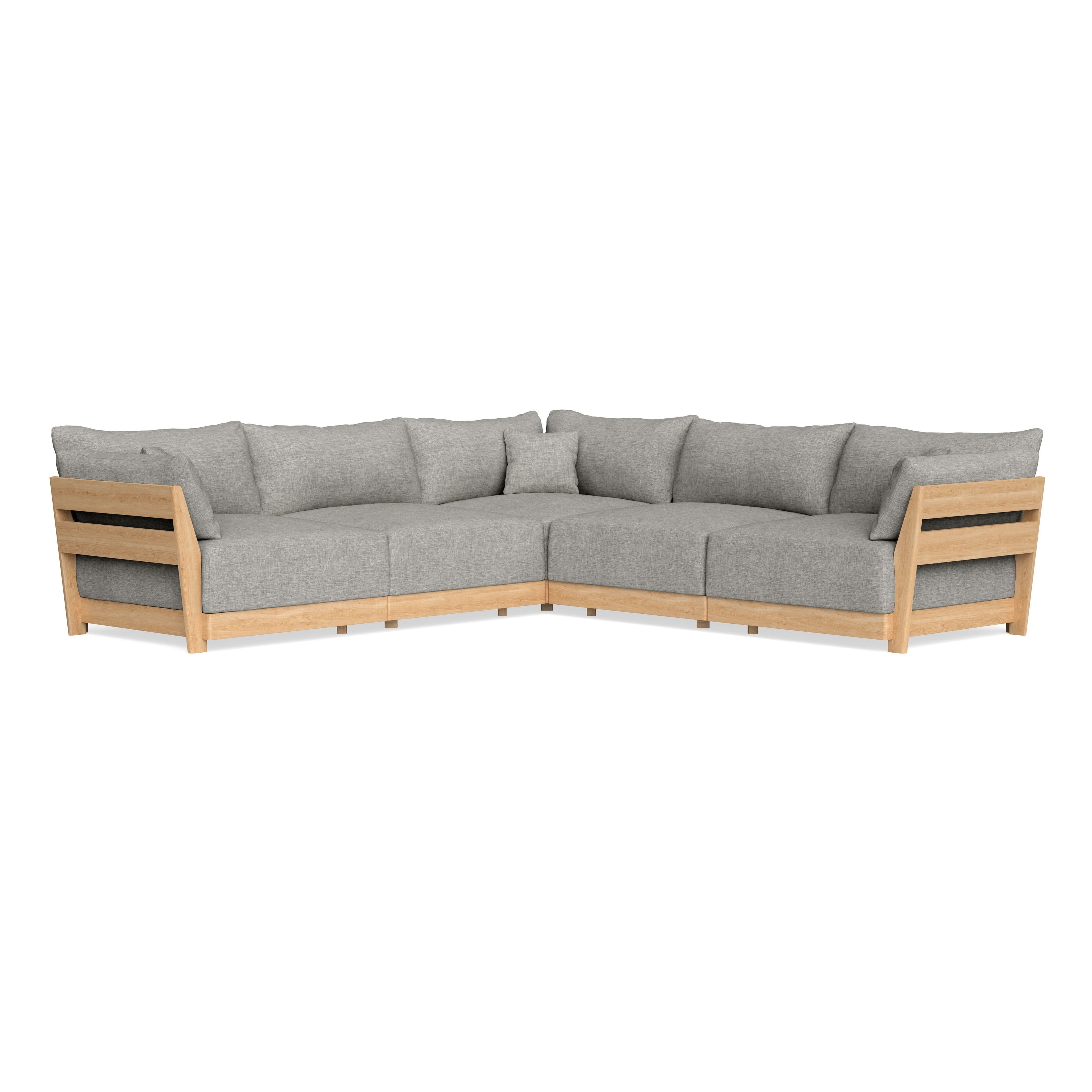 Slipcover Only - Modular Bondi 5-Seater Corner Sectional in Fog
