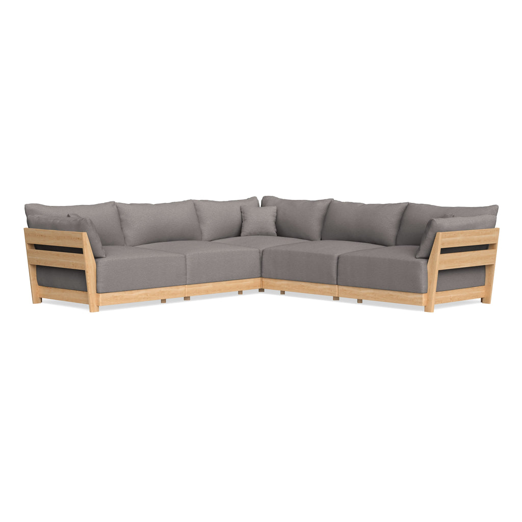 Slipcover Only - Modular Bondi 5-Seater Corner Sectional in Cement