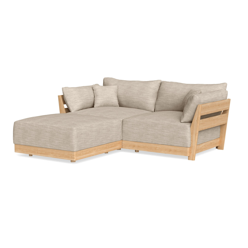 Slipcover Only - Modular Bondi 2-Seater Sectional in Wheat