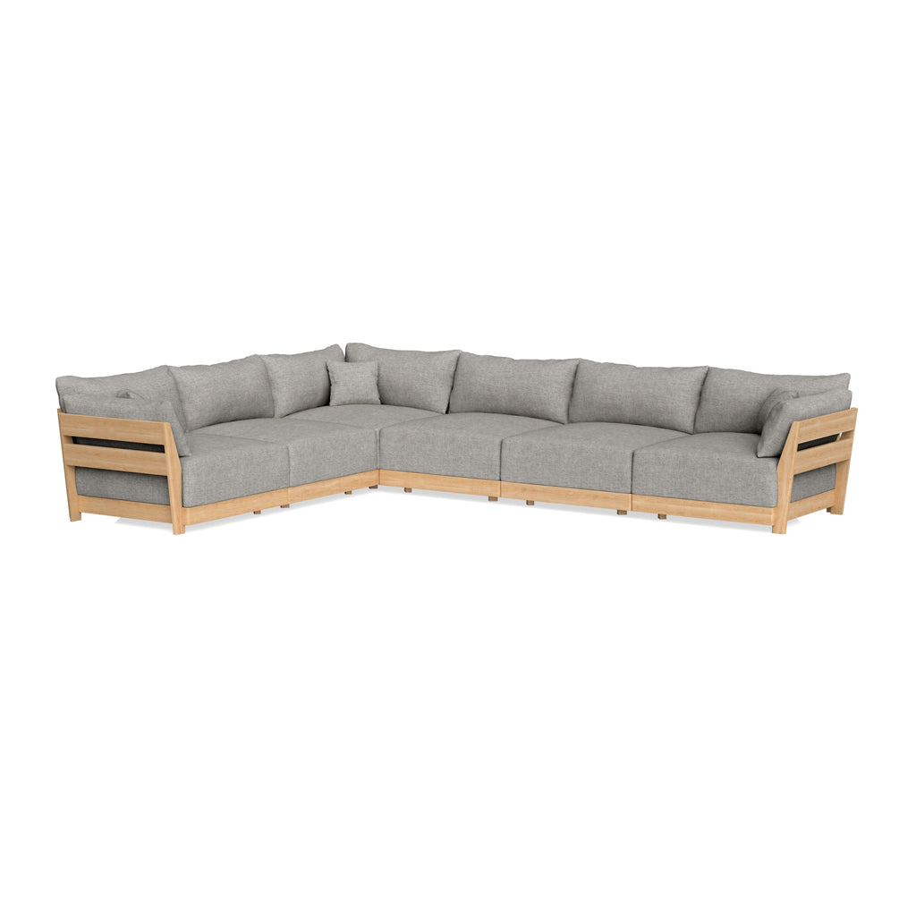 Slipcover Only - Modular Bondi 6-Seater Corner Sectional in Fog
