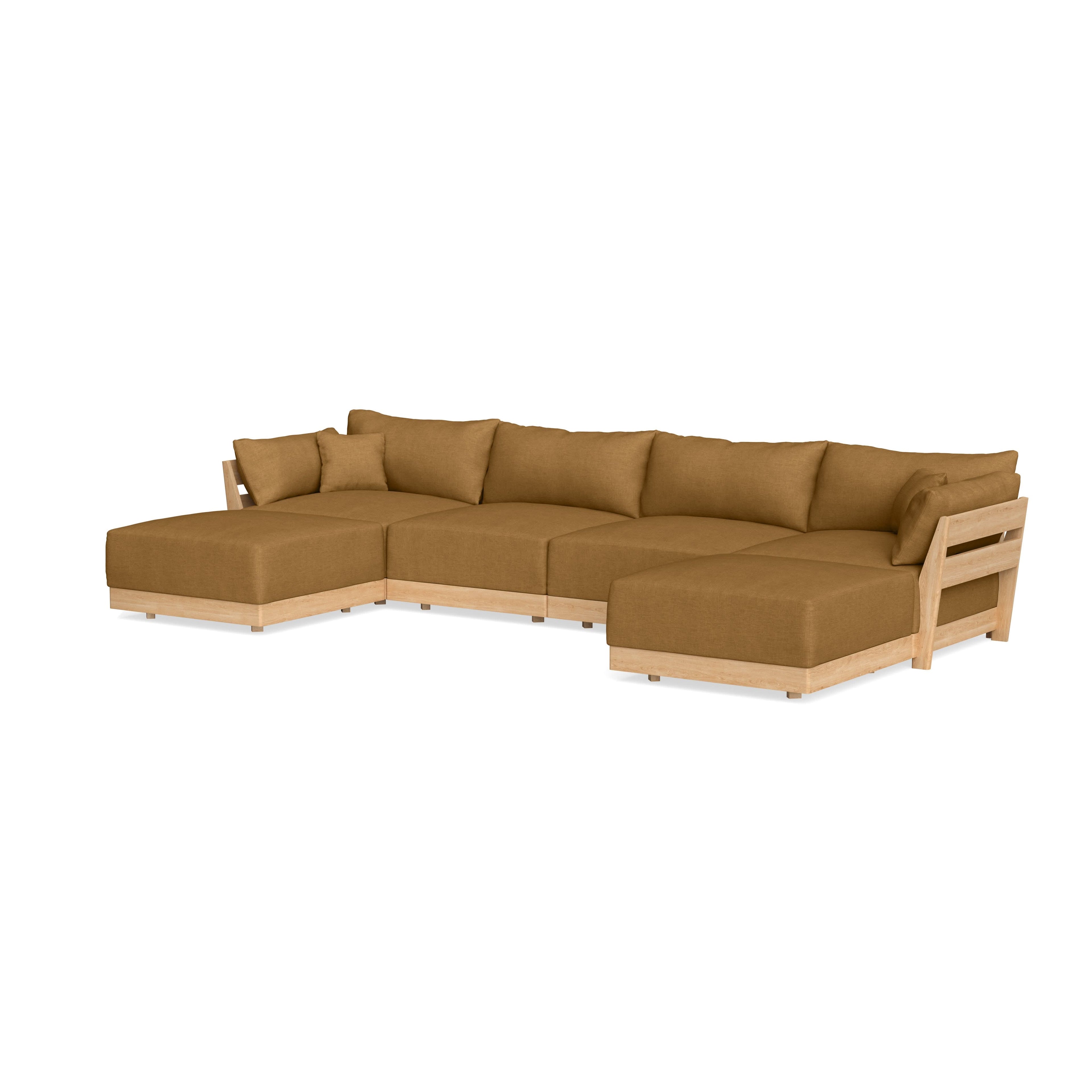 Slipcover Only - Modular Bondi 4-Seater U-Sectional in Dijon