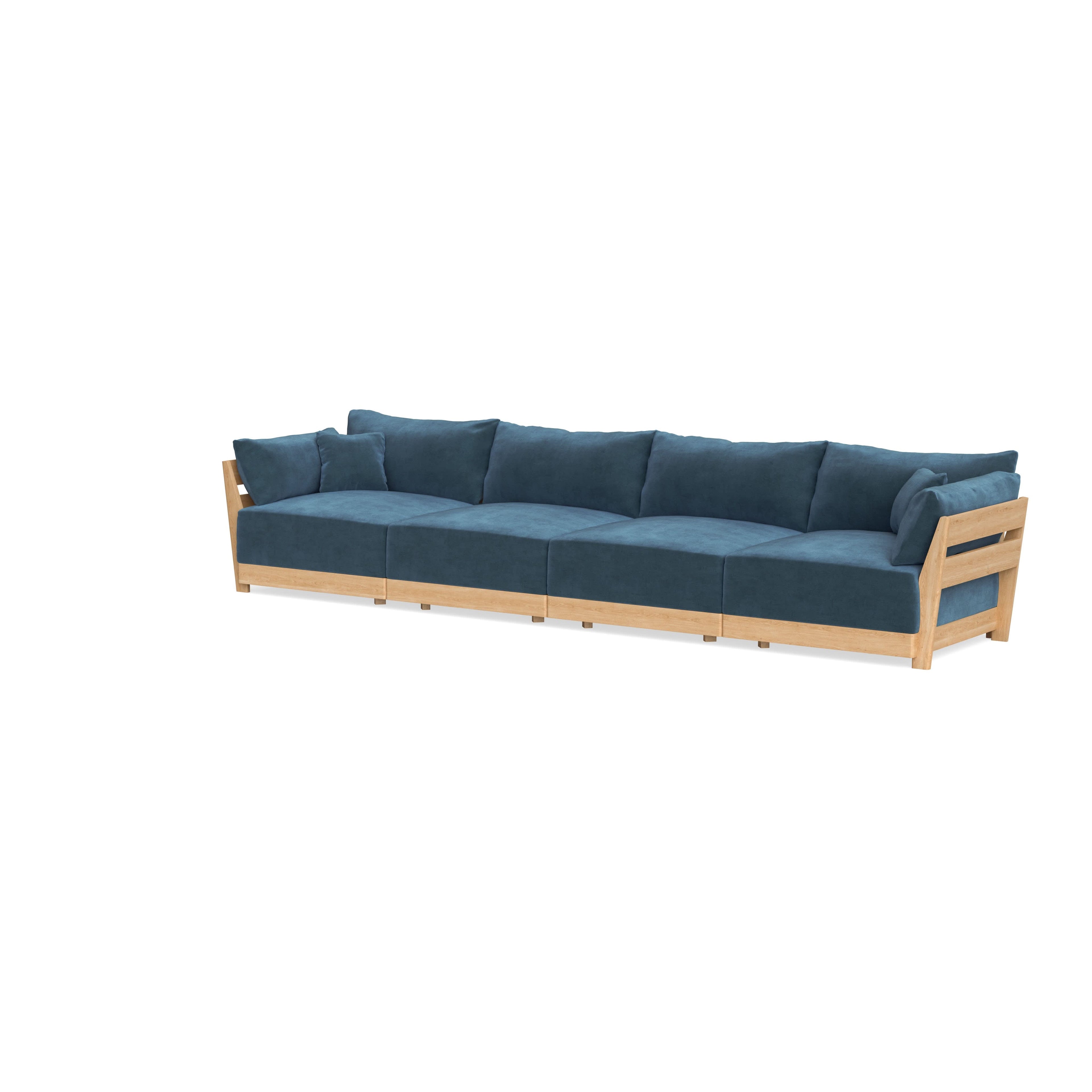 Slipcover Only - Modular Bondi 4-Seater Sofa in Oxford Blue