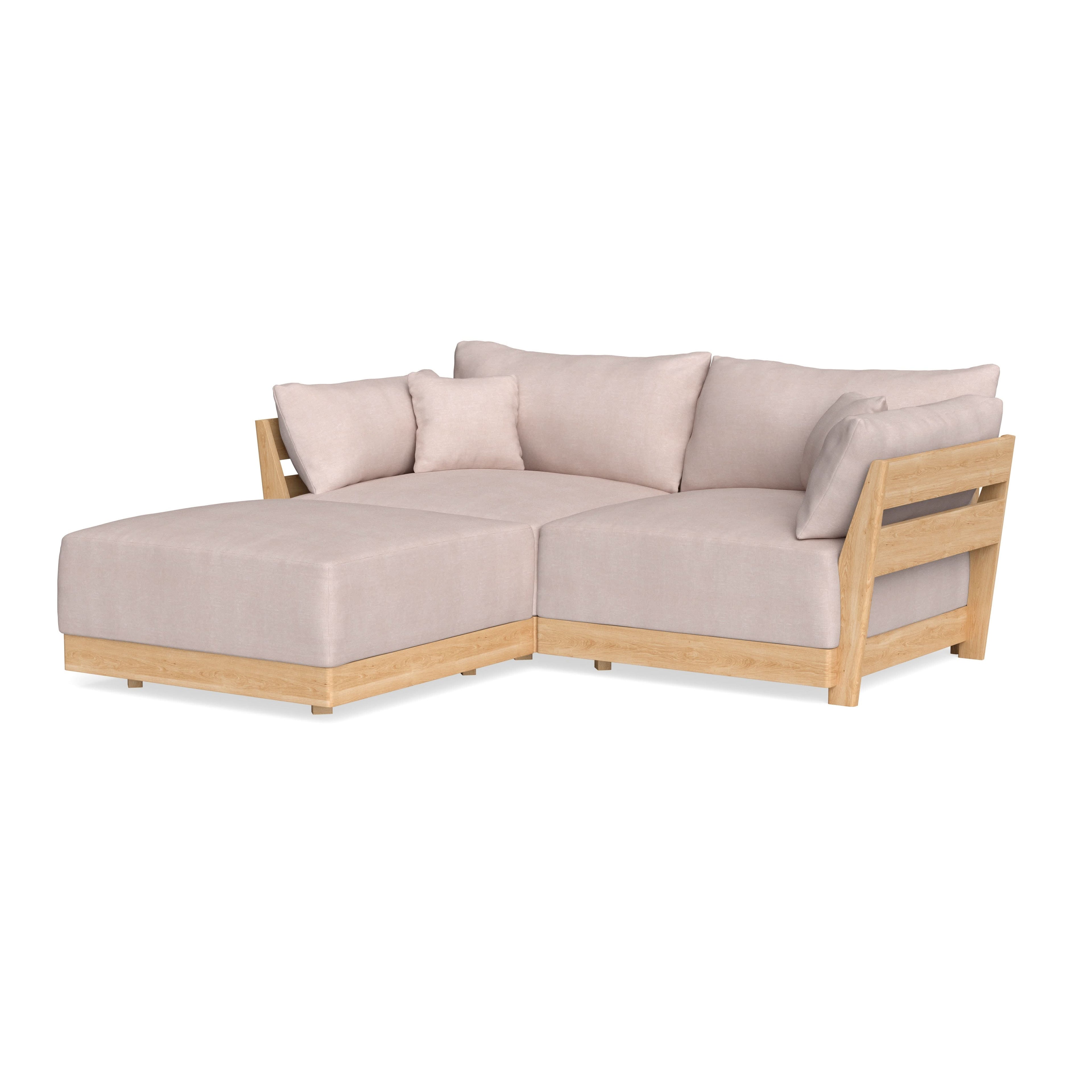 Slipcover Only - Modular Bondi 2-Seater Sectional in Blush