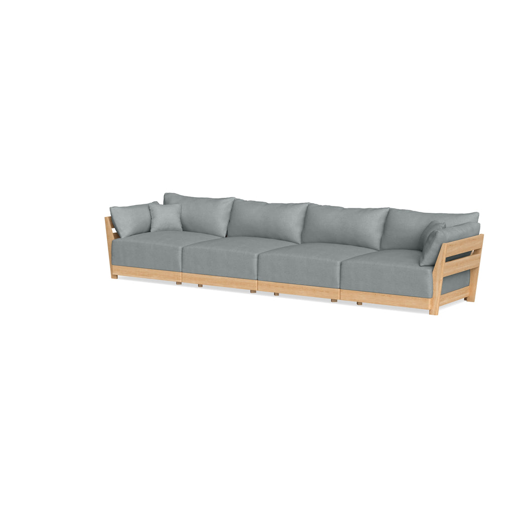 Slipcover Only - Modular Bondi 4-Seater Sofa in Light Steel