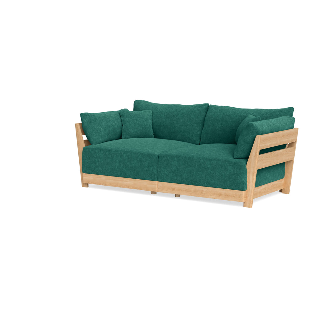 Slipcover Only - Modular Bondi 2-Seater Sofa in Jade Green