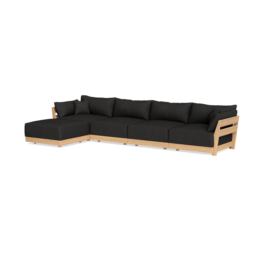 Slipcover Only - Modular Bondi 4-Seater Sectional in Peppercorn