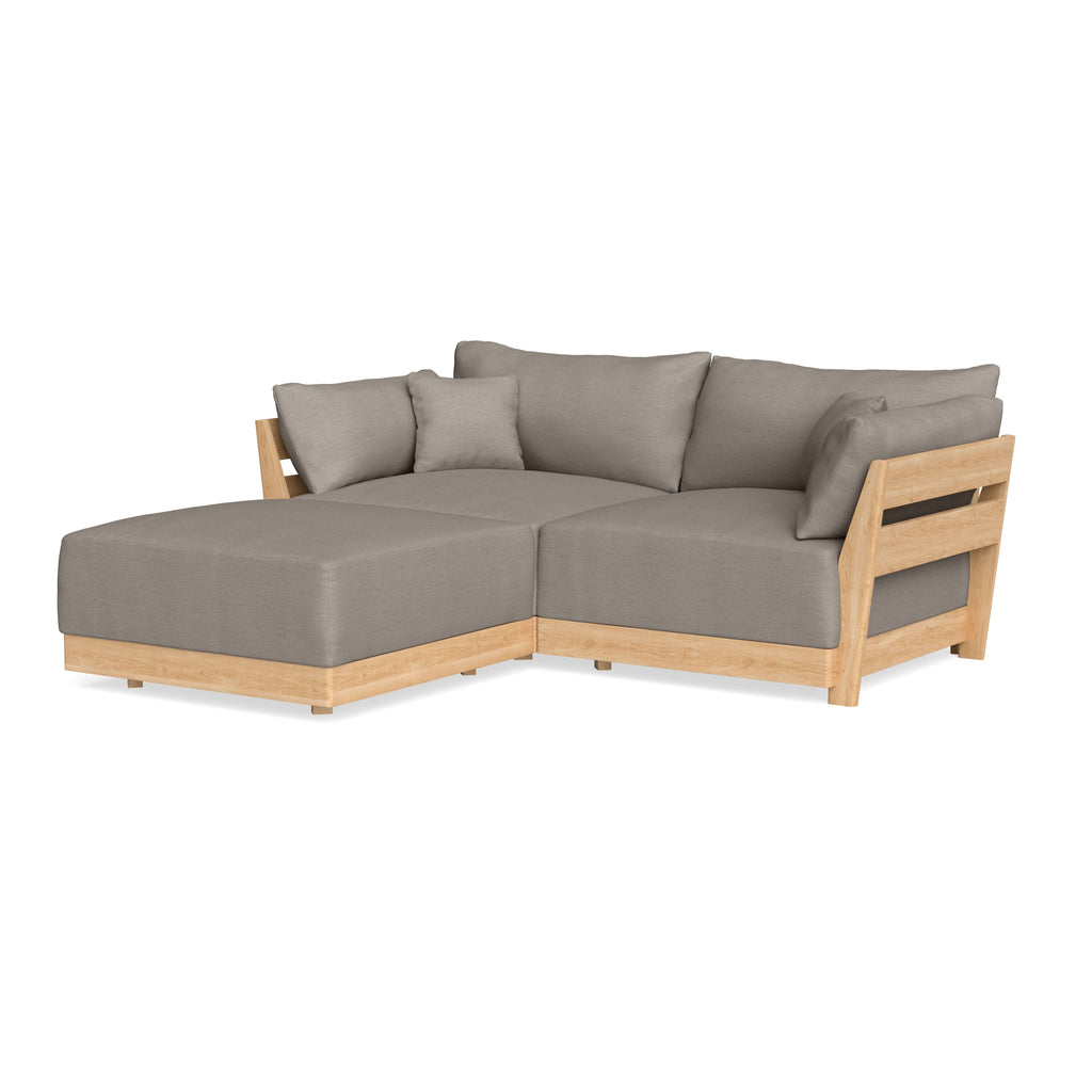 Slipcover Only - Modular Bondi 2-Seater Sectional in Cinder Gray